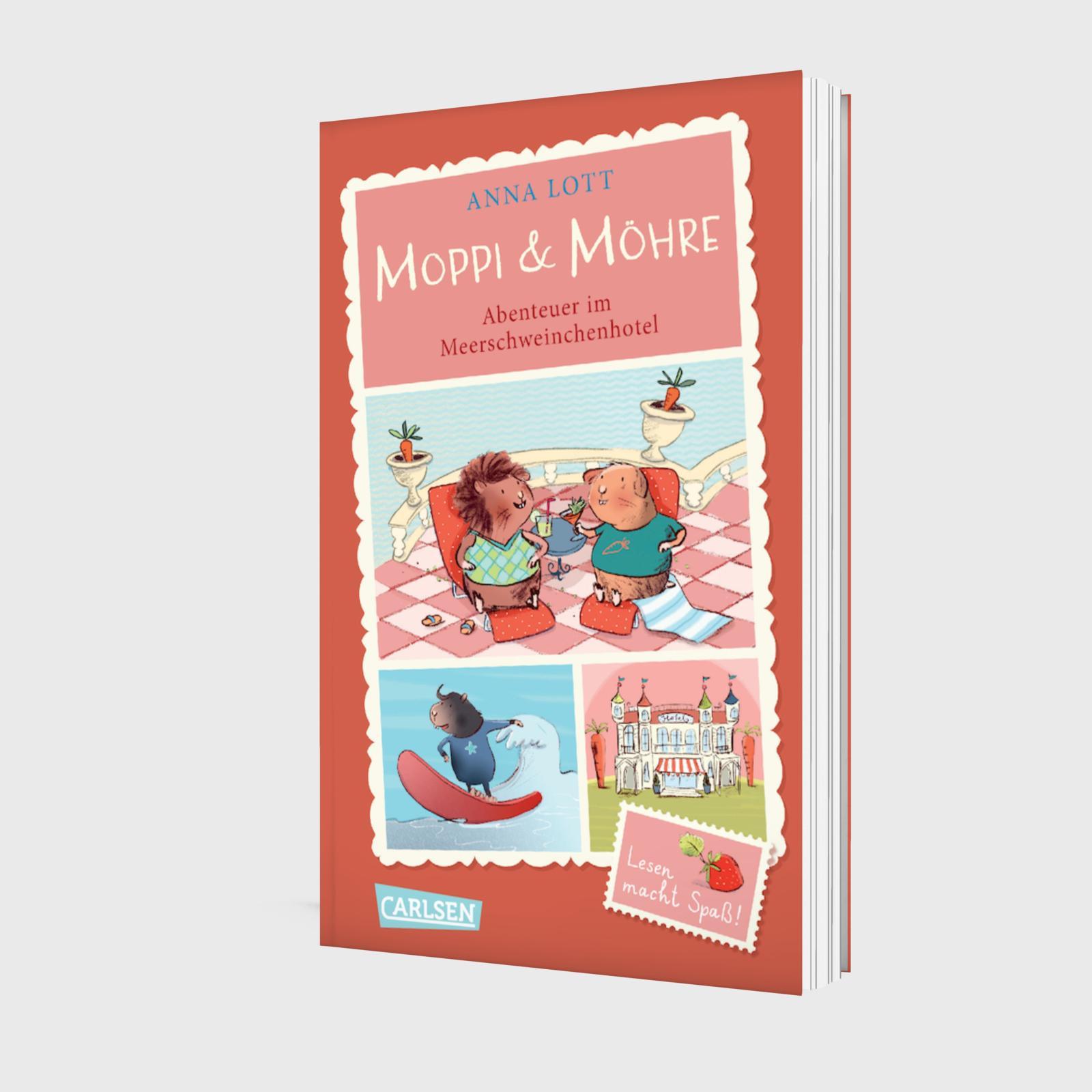 Beispielinhalt (Bild) Moppi und Möhre - Abenteuer im Meerschweinchenhotel