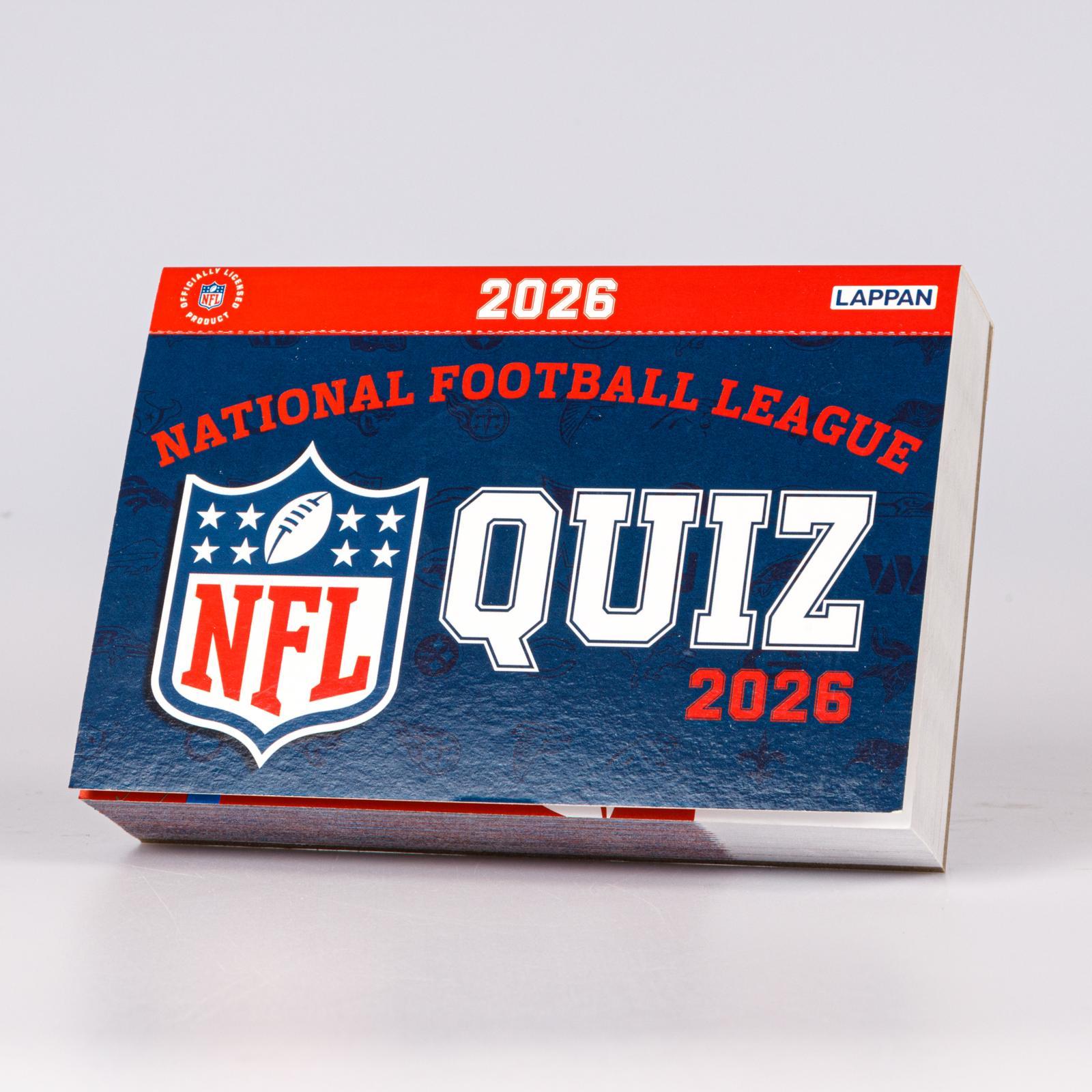 Beispielinhalt (Bild) NFL Quiz Kalender - 2026