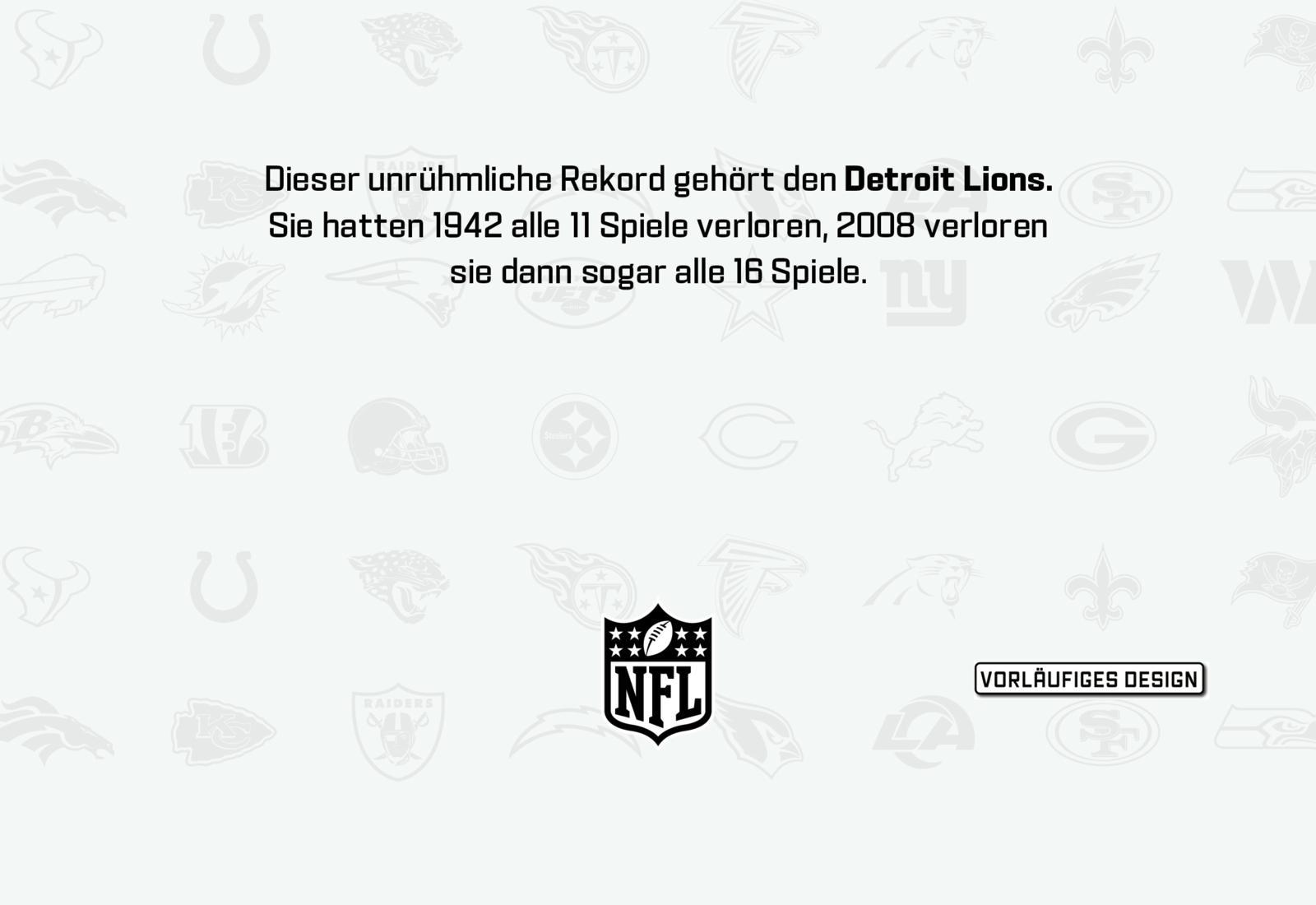 Beispielinhalt (Bild) NFL Quiz Kalender - 2026