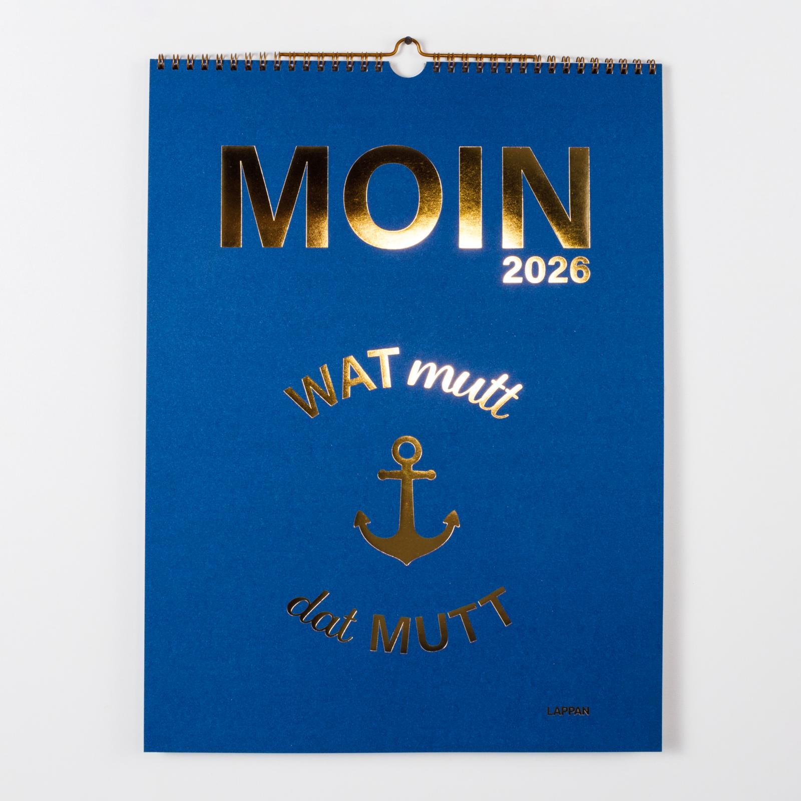 Beispielinhalt (Bild) MOIN Wandkalender 2026 - Watt mutt, dat mutt