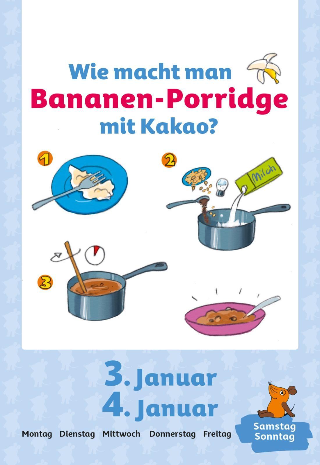 Beispielinhalt (Bild) Frag doch mal ... die Maus: Tageskalender 2026 - Mein Kalender für jeden Tag!