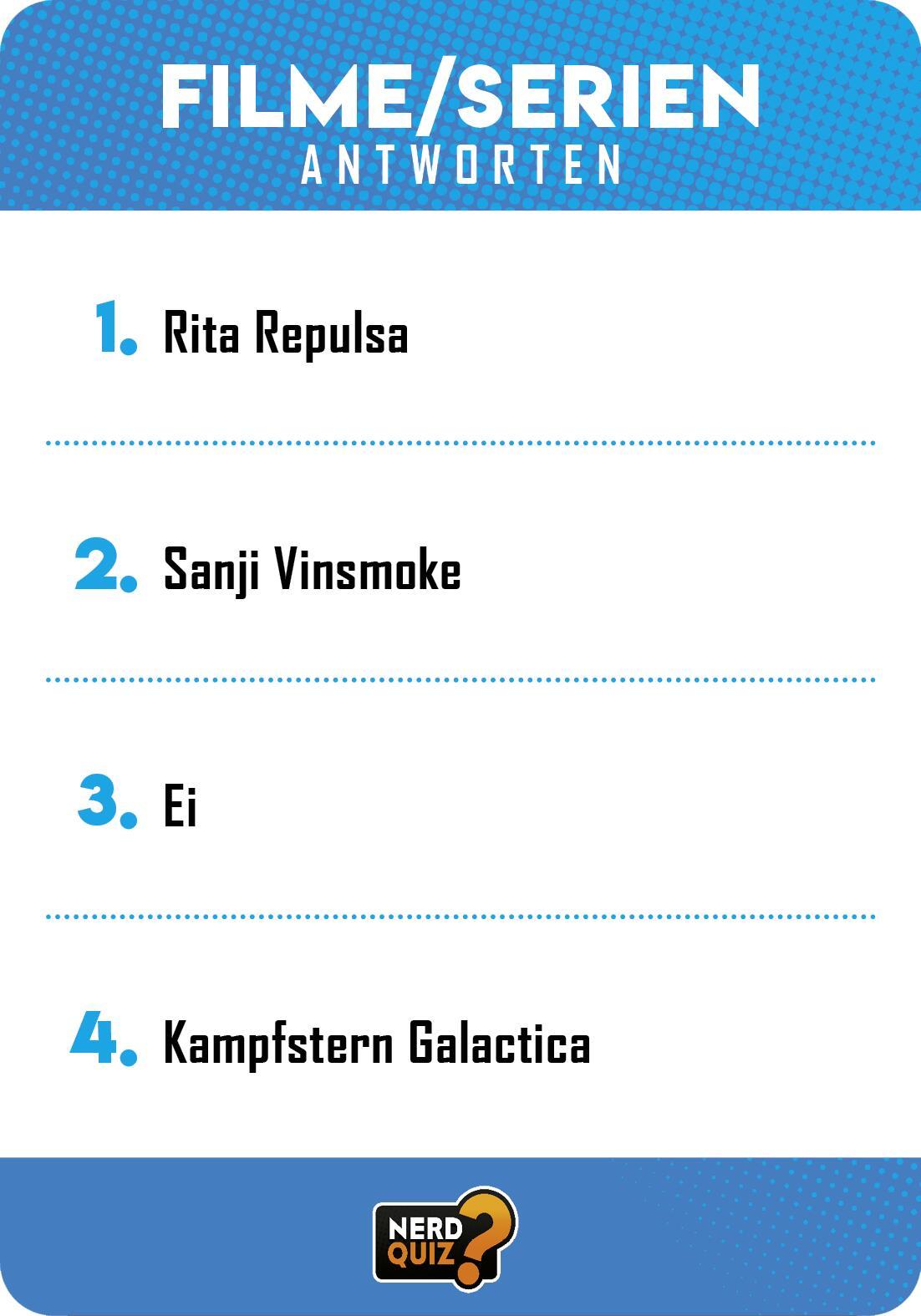 Beispielinhalt (Bild) Nerd Quiz - das Kartenspiel