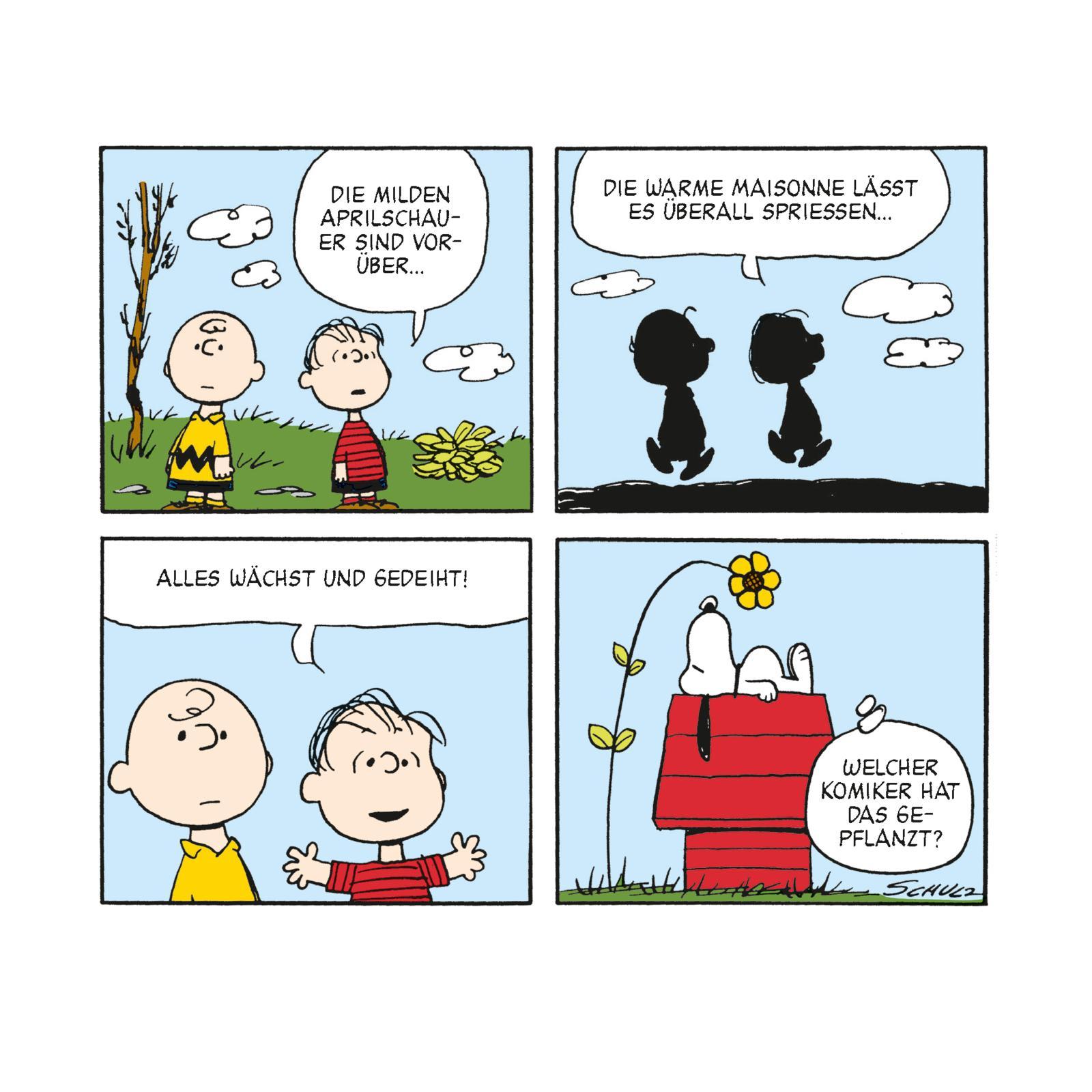 Beispielinhalt (Bild) Peanuts Geschenkbuch: Frohe Ostern wünschen Snoopy und die Peanuts!