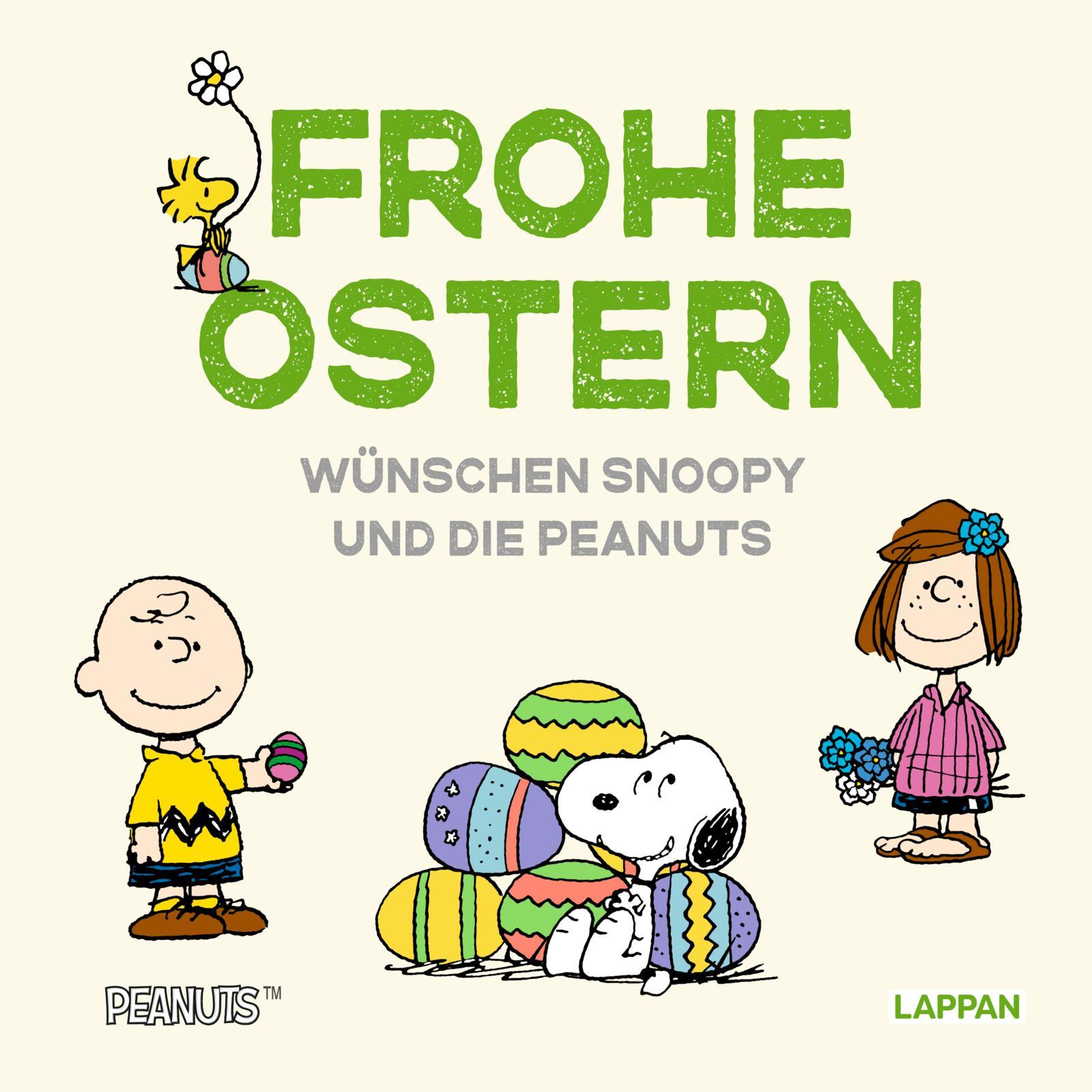 Vorderes Coverbild Peanuts Geschenkbuch: Frohe Ostern wünschen Snoopy und die Peanuts!