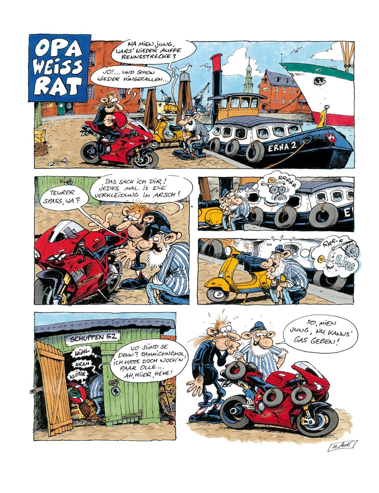 Beispielinhalt (Bild) MOTOmania Sammelband 10-12