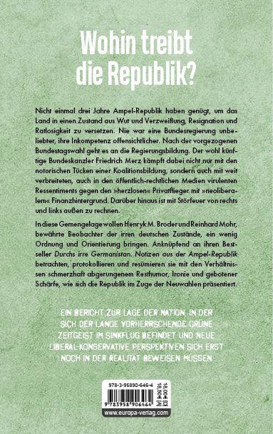 Rückseitencover Good Morning Germanistan!