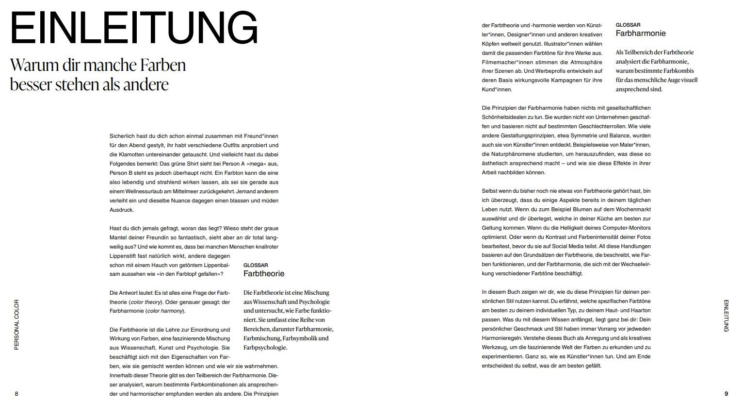 Beispielinhalt (Bild) Personal Color