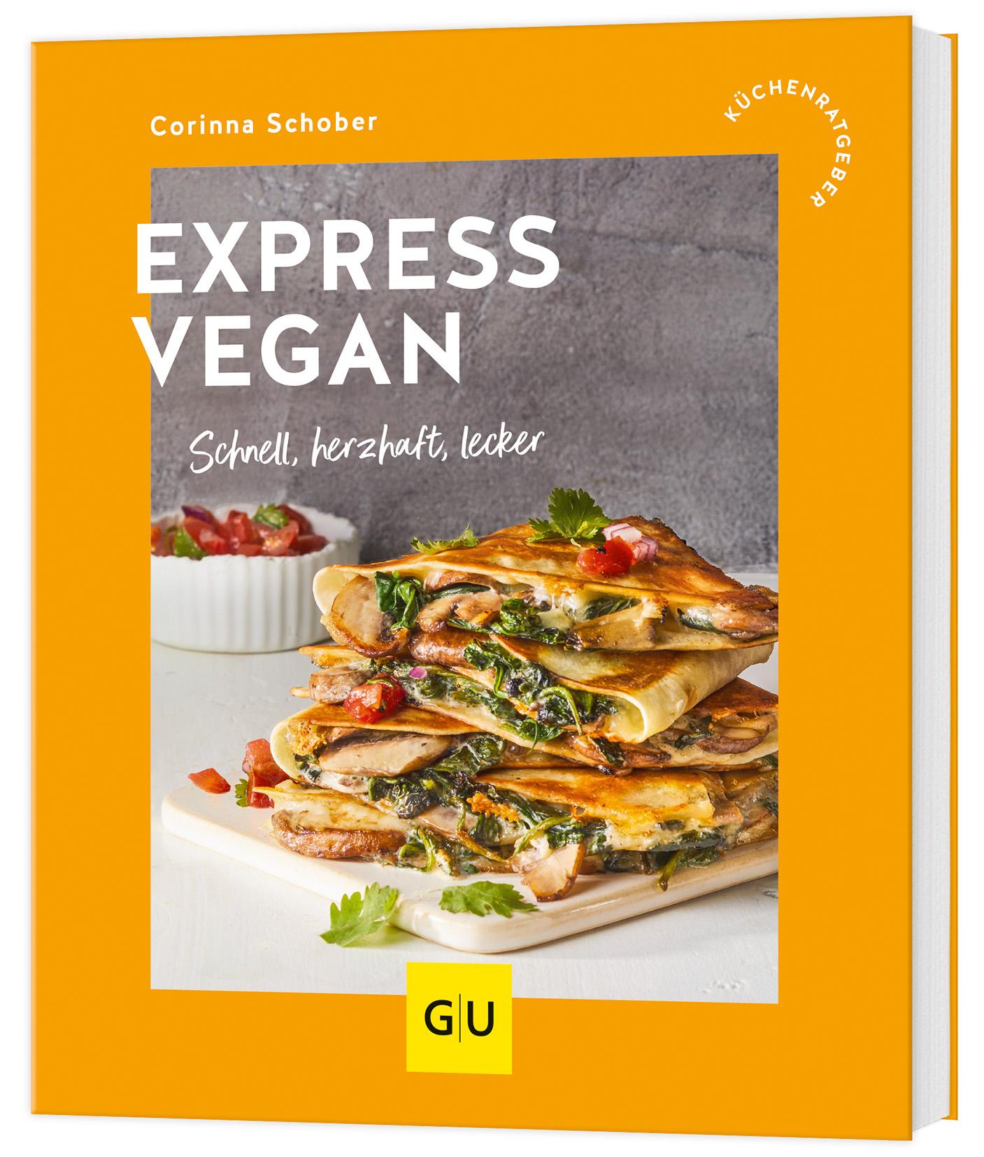 Vorderes Coverbild Express vegan