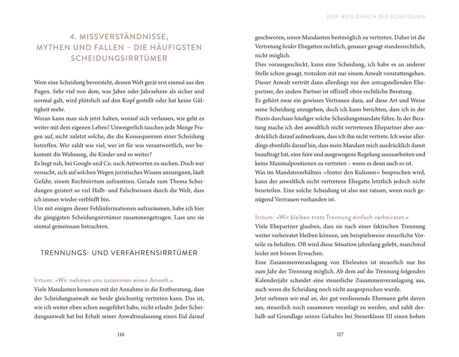 Beispielinhalt (Bild) Scheidung ohne Scherben