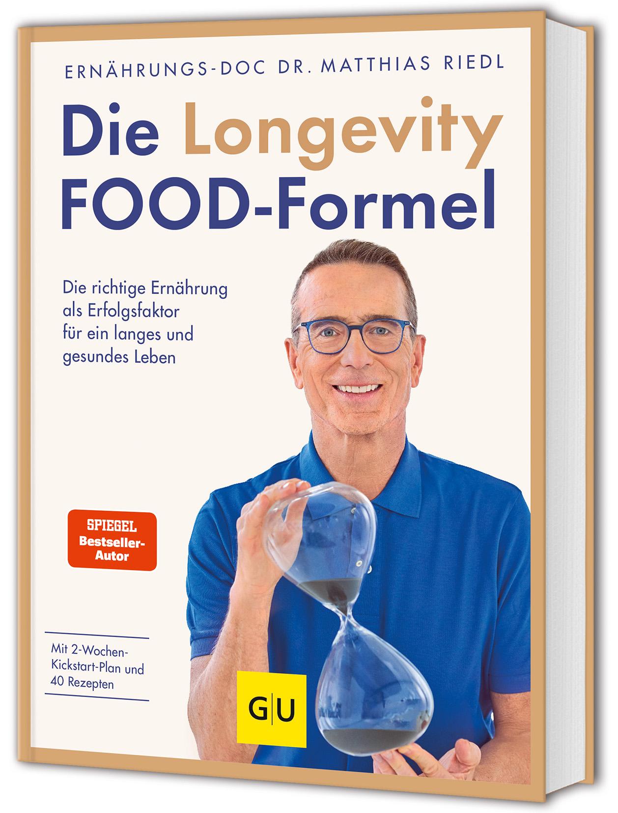 Vorderes Coverbild Die Longevity-Food-Formel