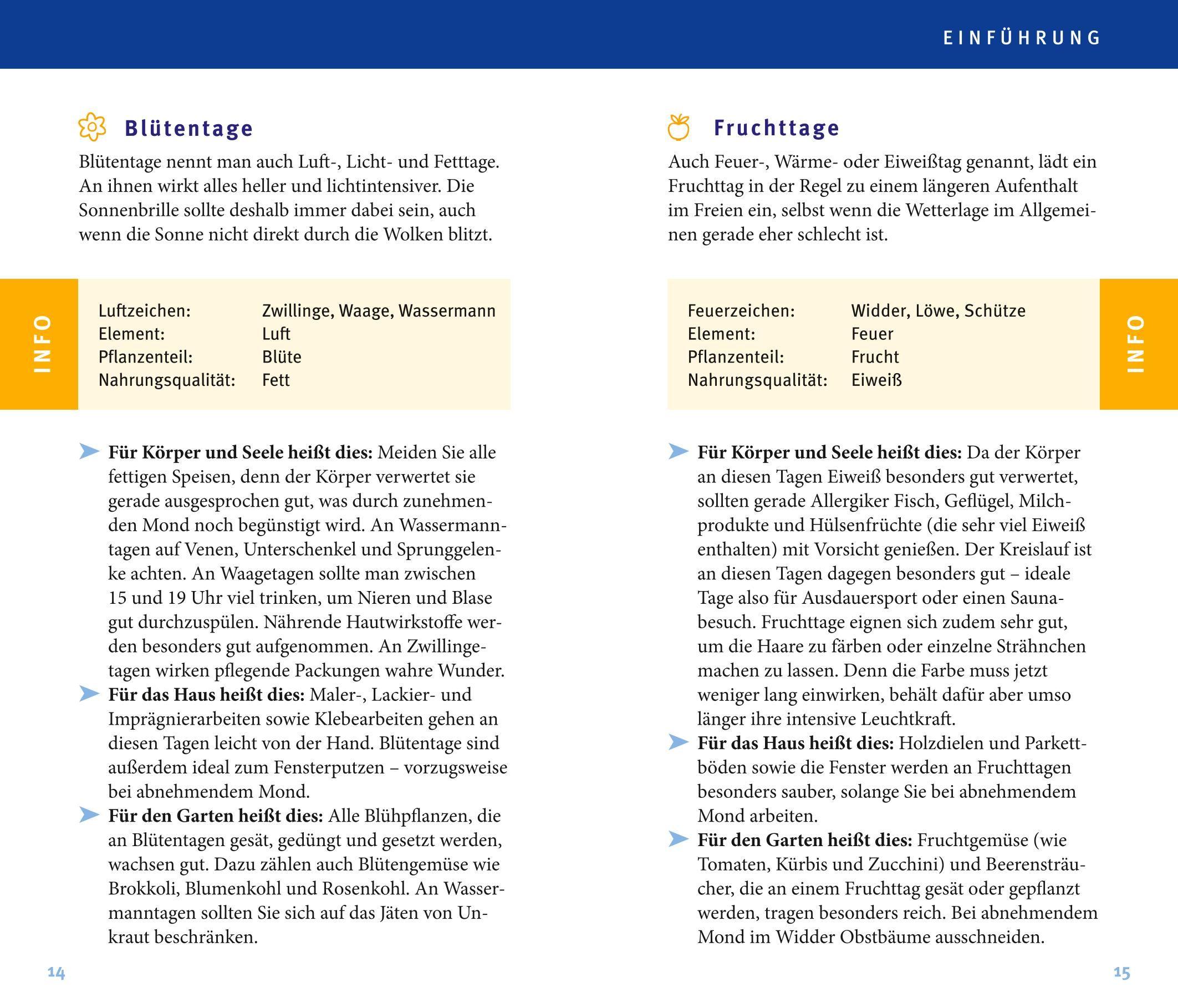 Beispielinhalt (Bild) Mondkalender 2026