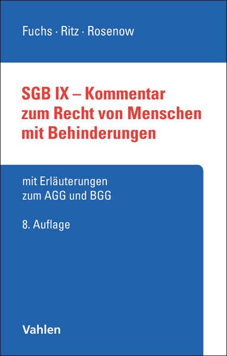 Vorderes Coverbild SGB IX - Kommentar zum Recht von Menschen mit Behinderungen