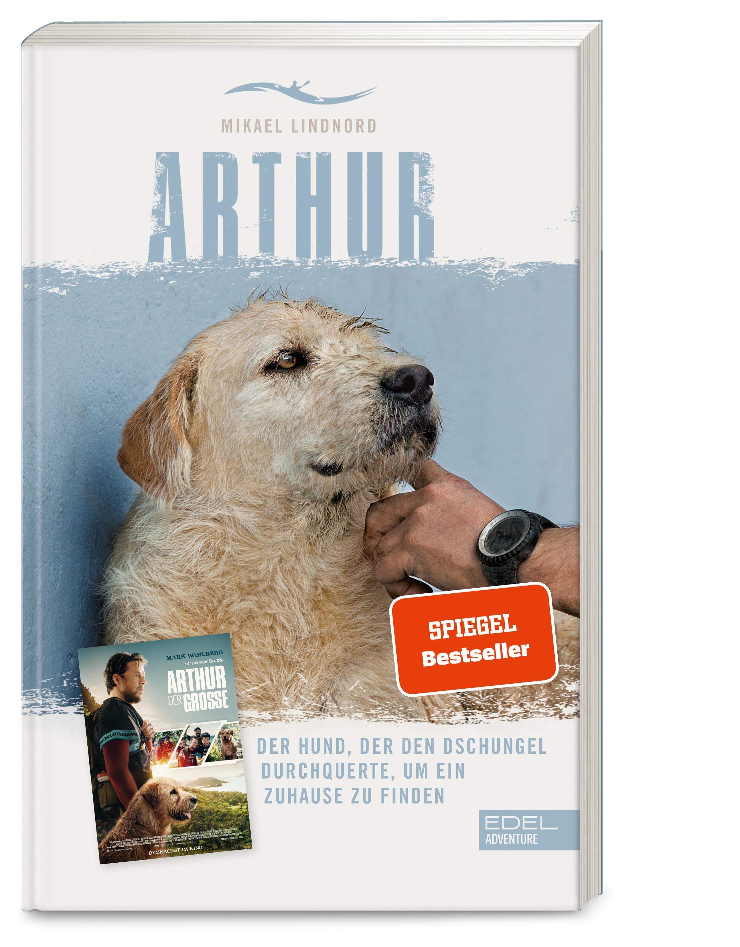 Vorderes Coverbild Arthur. Der Hund, der den Dschungel durchquerte, um ein Zuhause zu finden