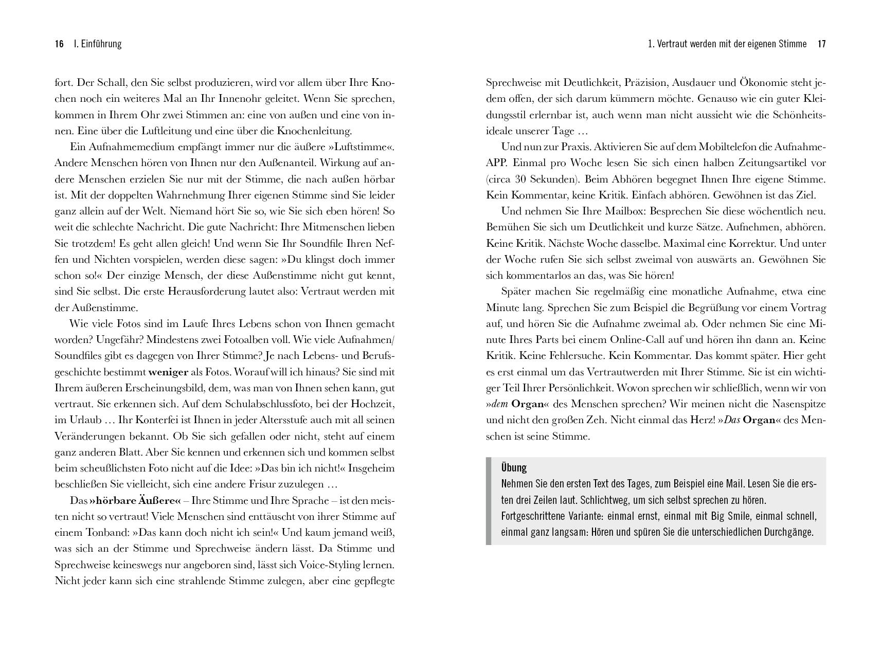 Beispielinhalt (Bild) Die Macht der Stimme