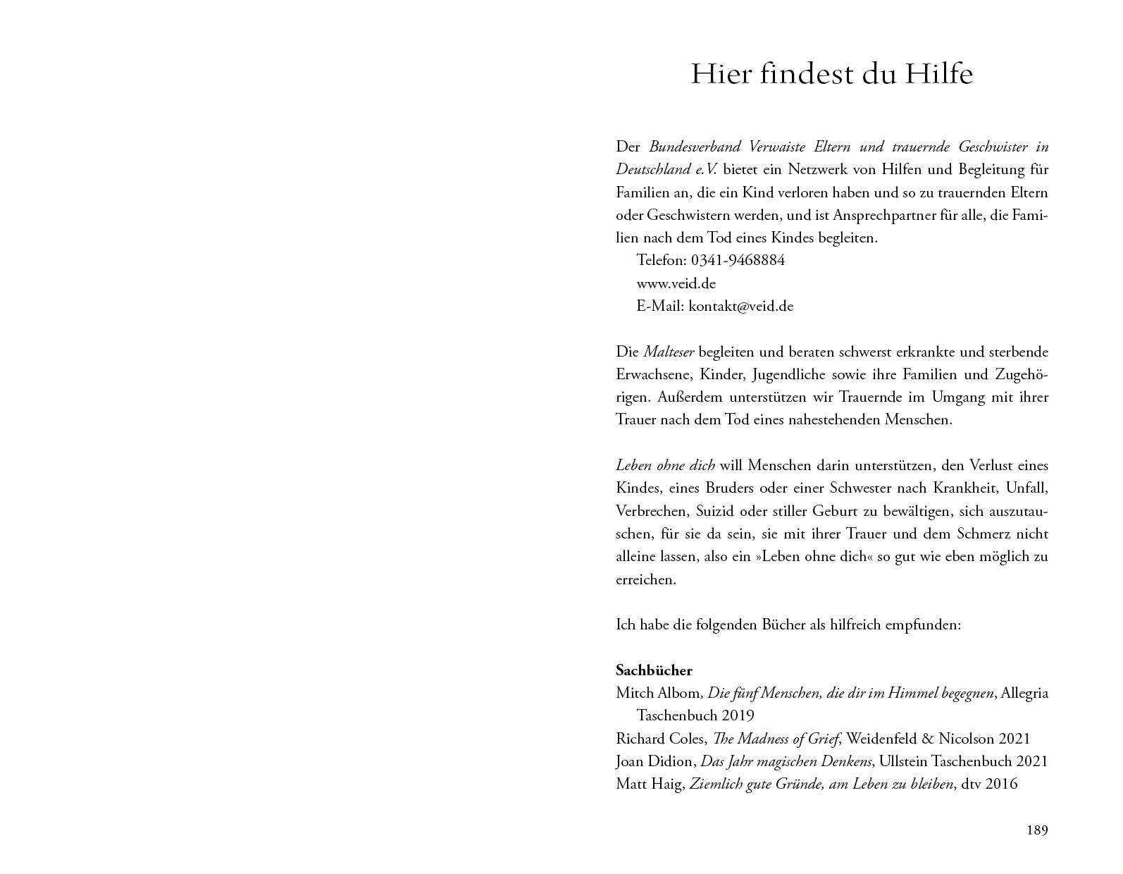 Beispielinhalt (Bild) Es wird nicht immer so wehtun