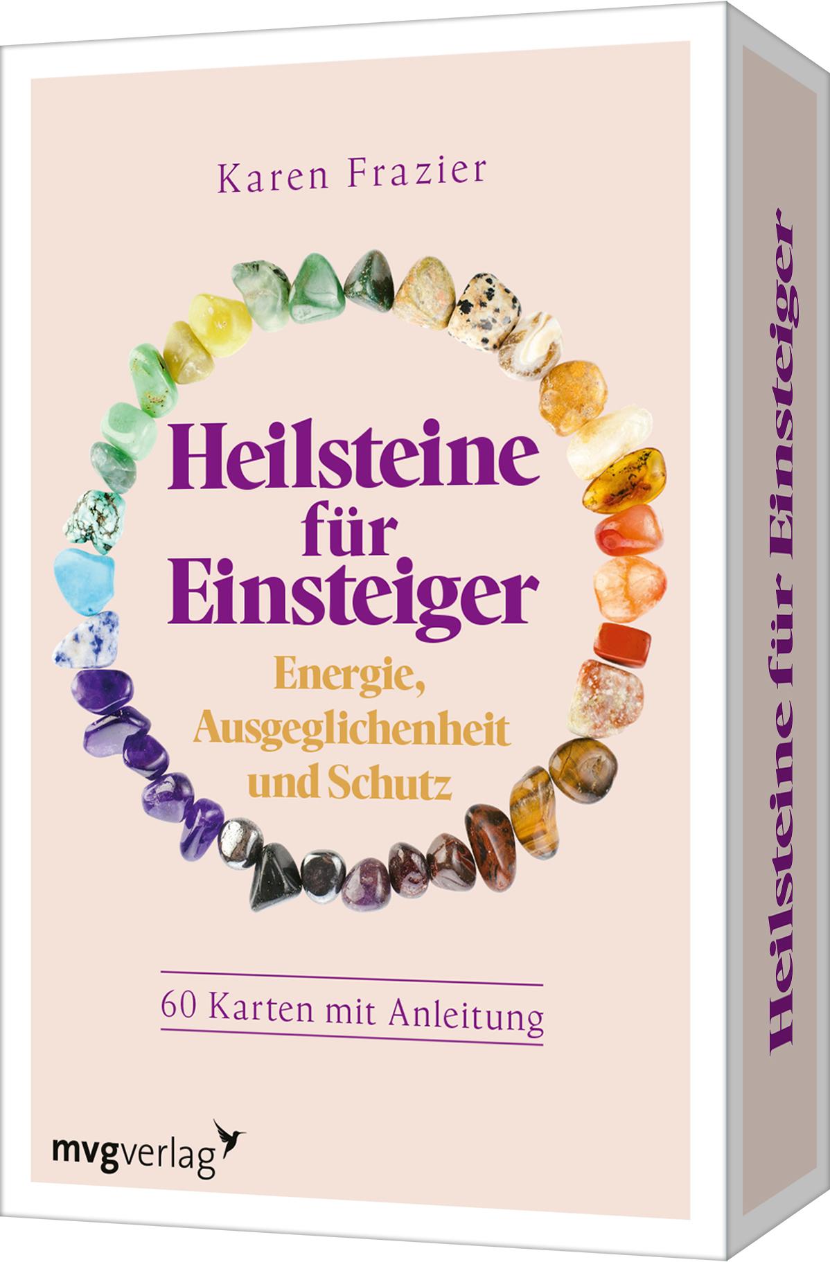 Vorderes Coverbild Heilsteine für Einsteiger - Energie, Ausgeglichenheit und Schutz