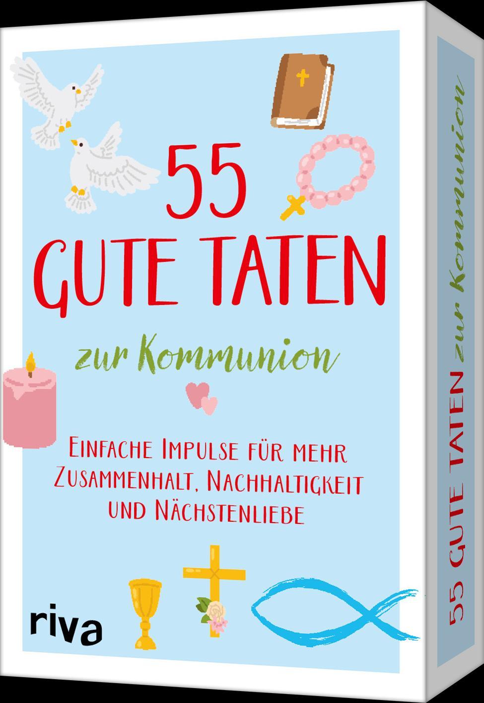 Vorderes Coverbild 55 gute Taten zur Kommunion