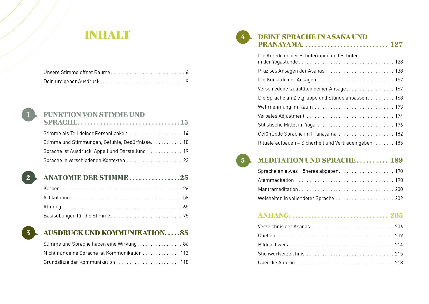 Beispielinhalt (Bild) Die Kraft der Sprache im Yoga