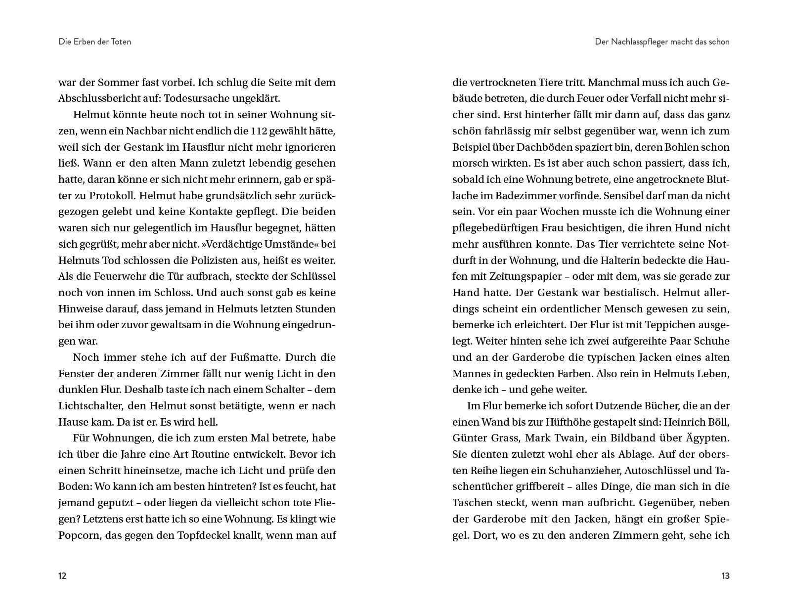 Beispielinhalt (Bild) Die Erben der Toten