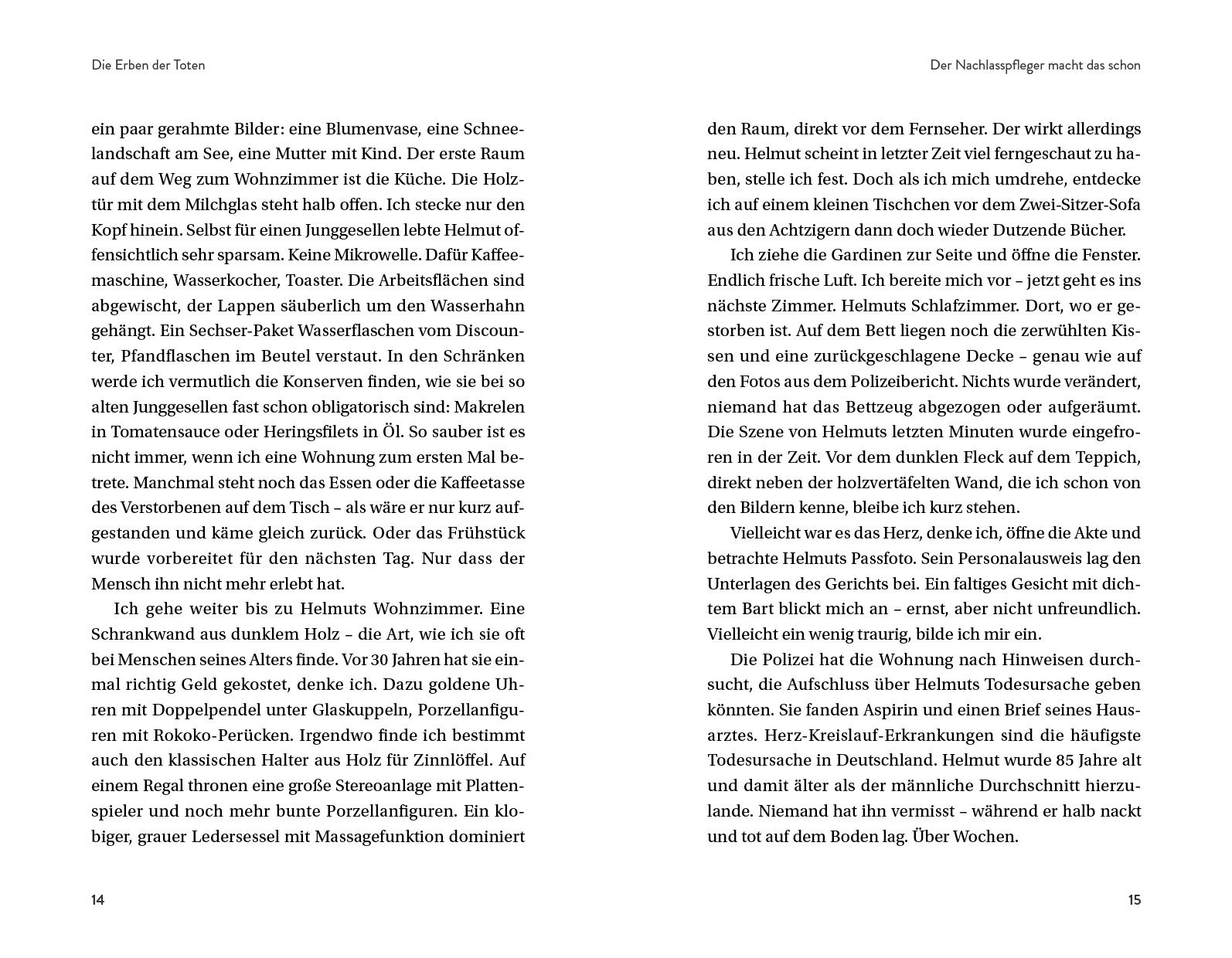 Beispielinhalt (Bild) Die Erben der Toten