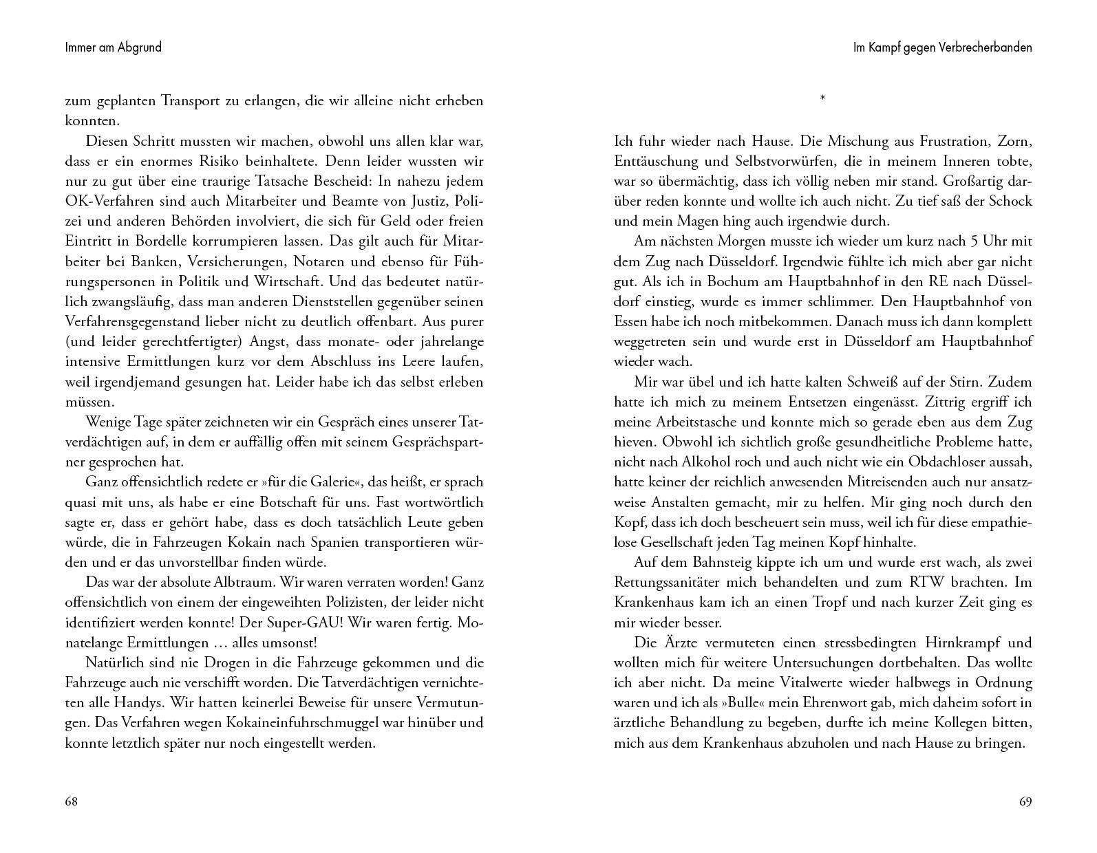 Beispielinhalt (Bild) Immer am Abgrund