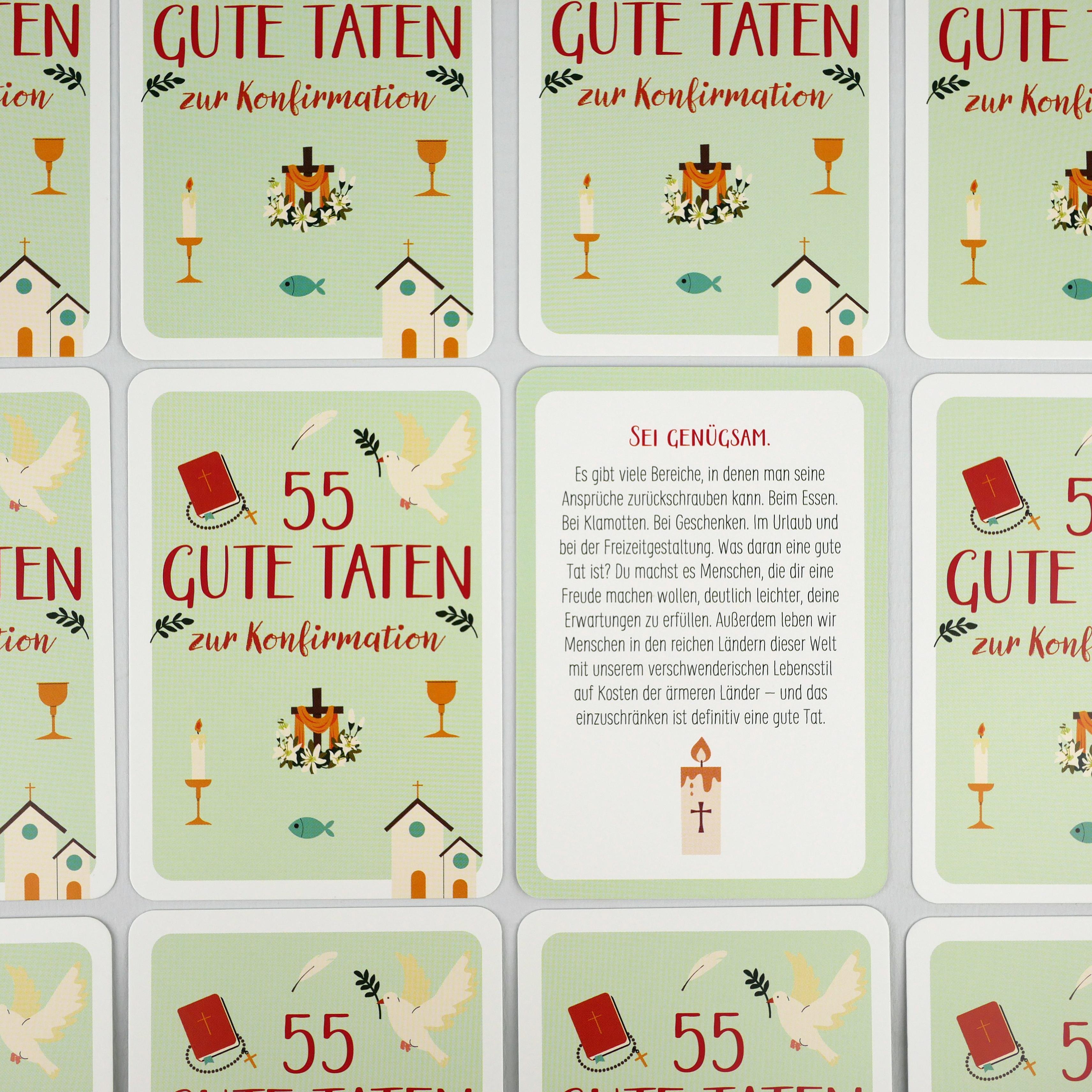 Beispielinhalt (Bild) 55 gute Taten zur Konfirmation