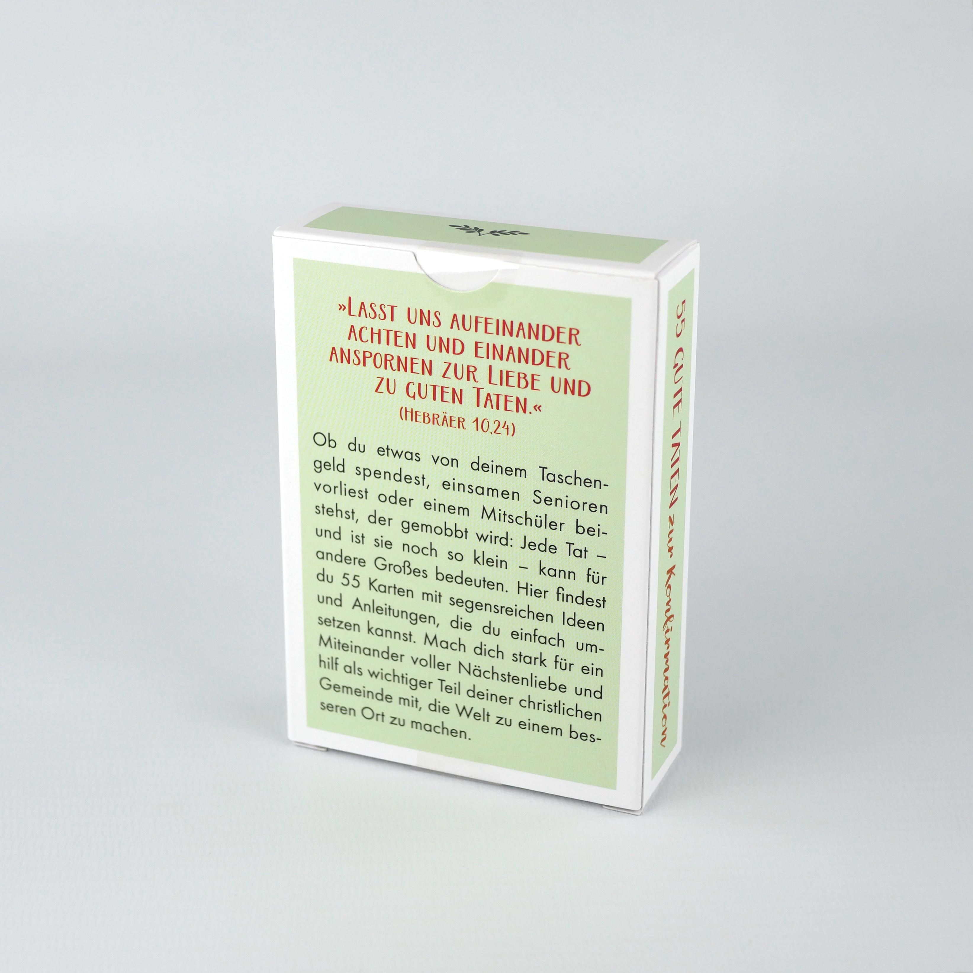 Beispielinhalt (Bild) 55 gute Taten zur Konfirmation
