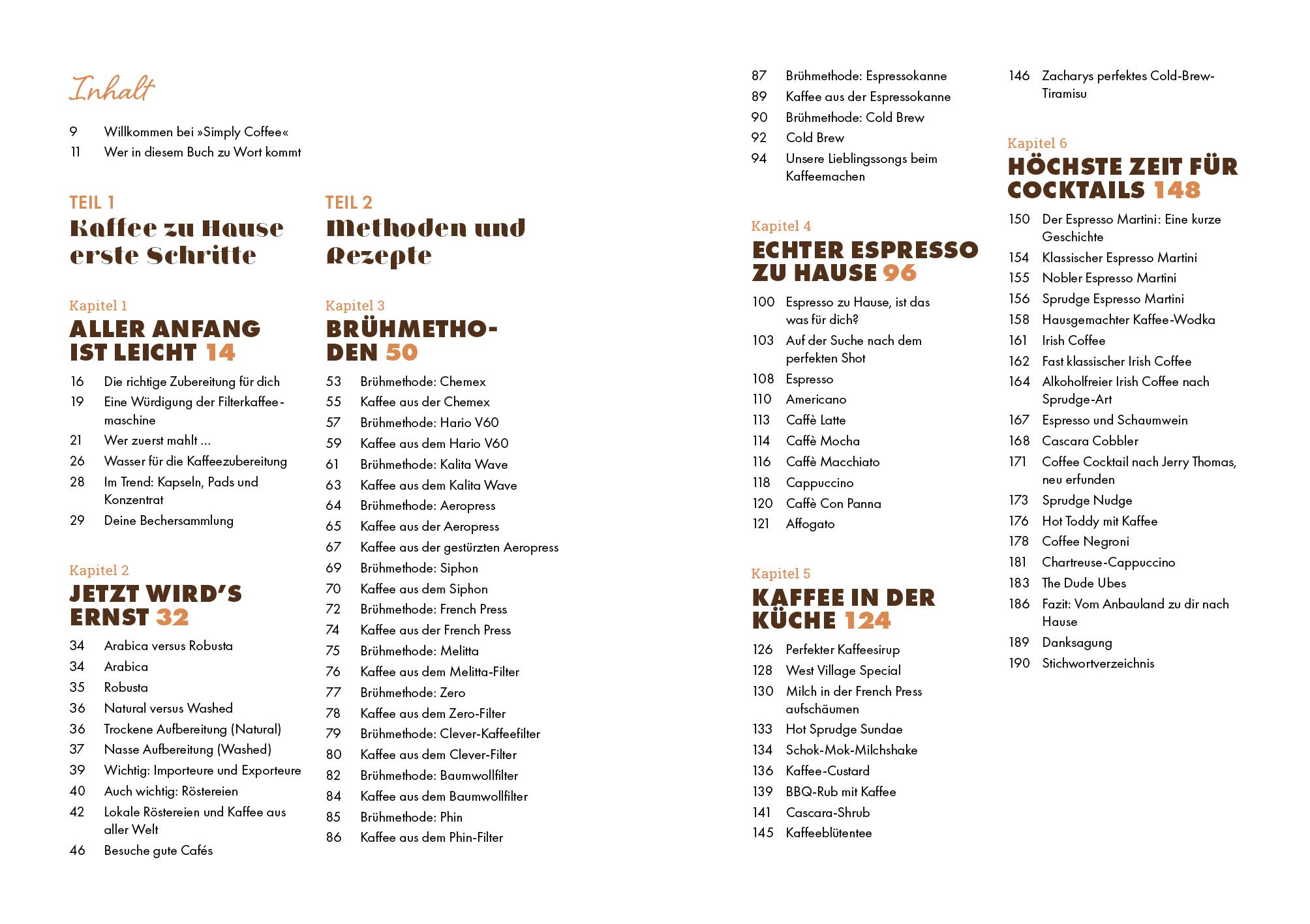 Beispielinhalt (Bild) Simply Coffee