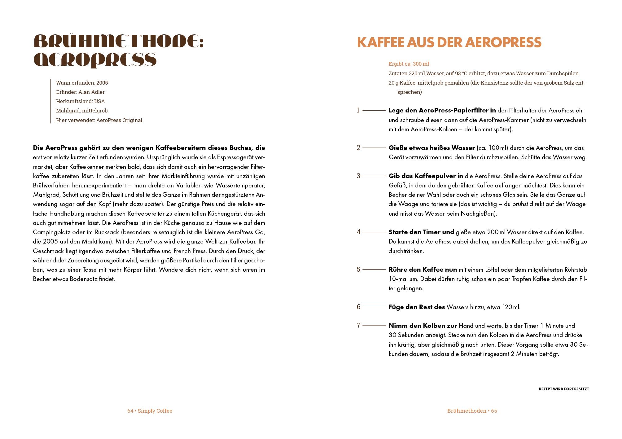 Beispielinhalt (Bild) Simply Coffee