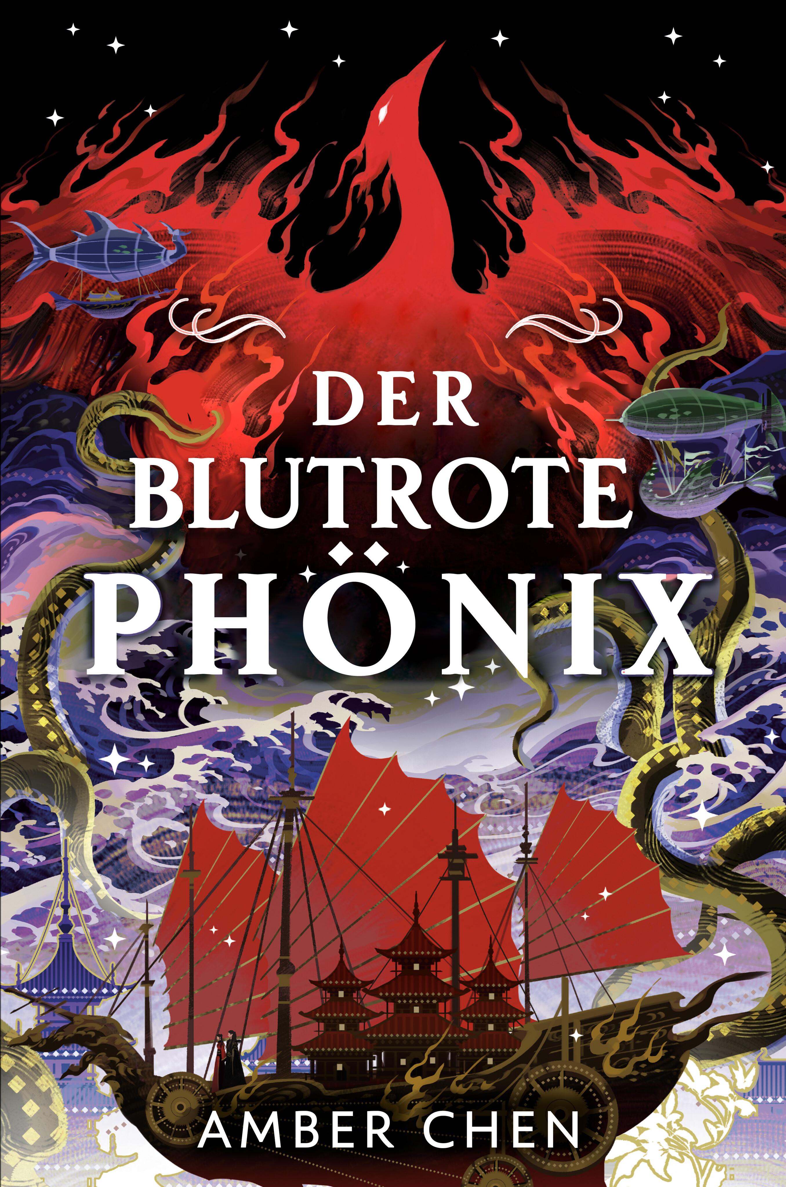 Vorderes Coverbild Der blutrote Phönix (Der Sturz des Drachen 2)