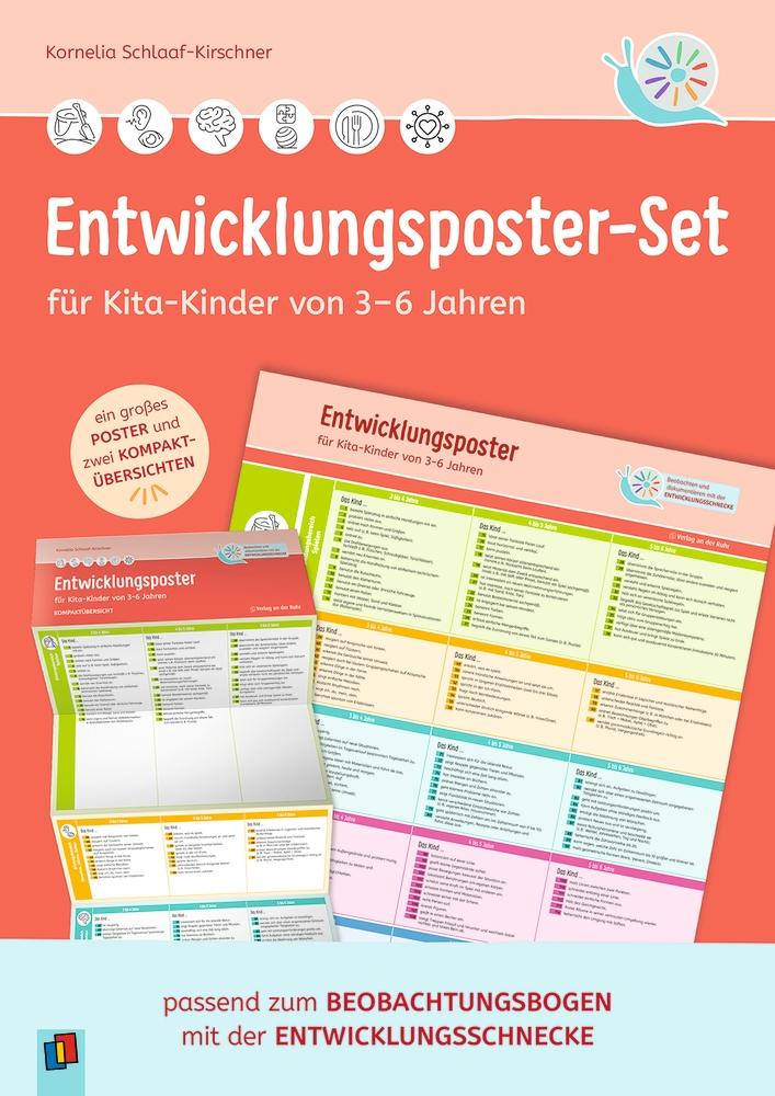 Vorderes Coverbild Entwicklungsposter-Set für Kita-Kinder von 3-6 Jahren