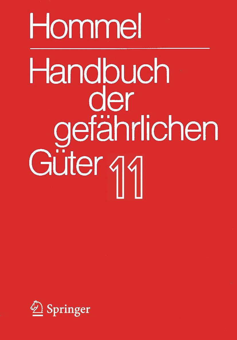Vorderes Coverbild Handbuch der gefährlichen Güter. Band 11: Merkblätter 4136-4340