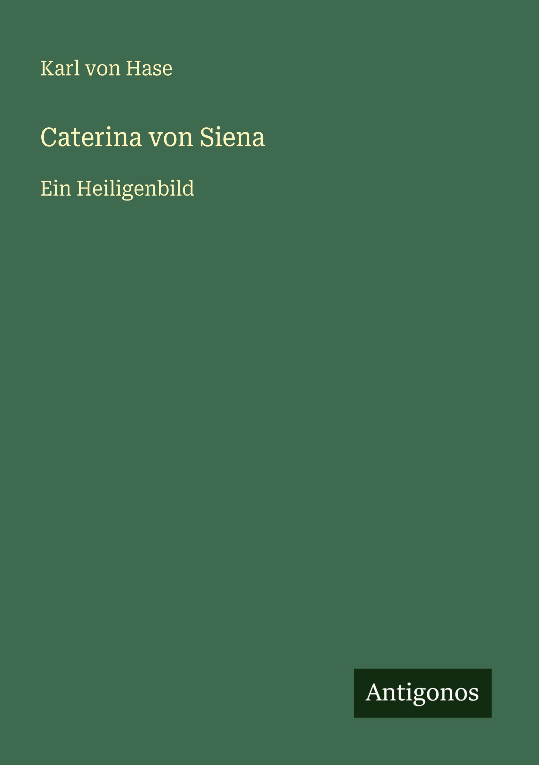 Vorderes Coverbild Caterina von Siena