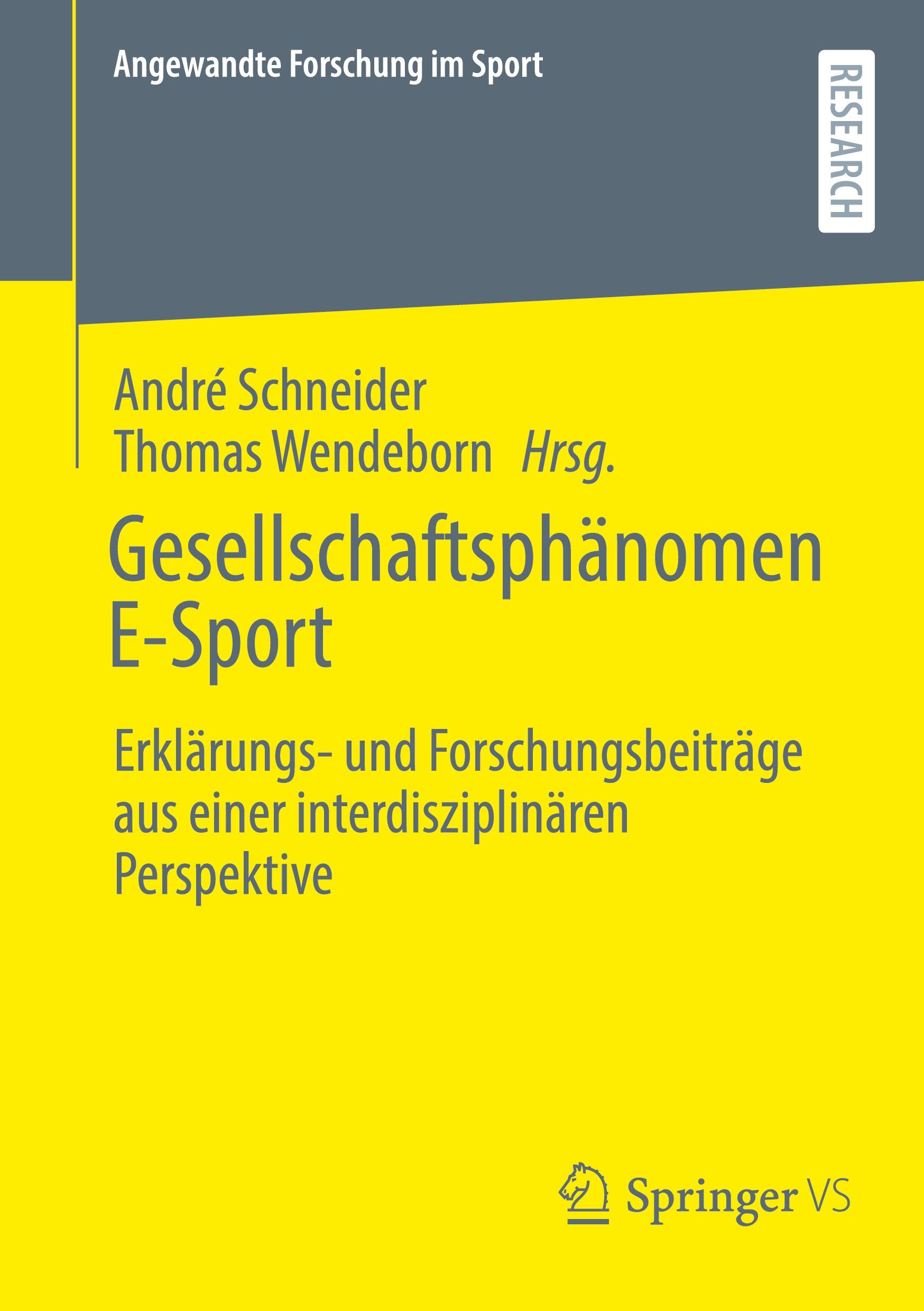 Vorderes Coverbild Gesellschaftsphänomen E-Sport