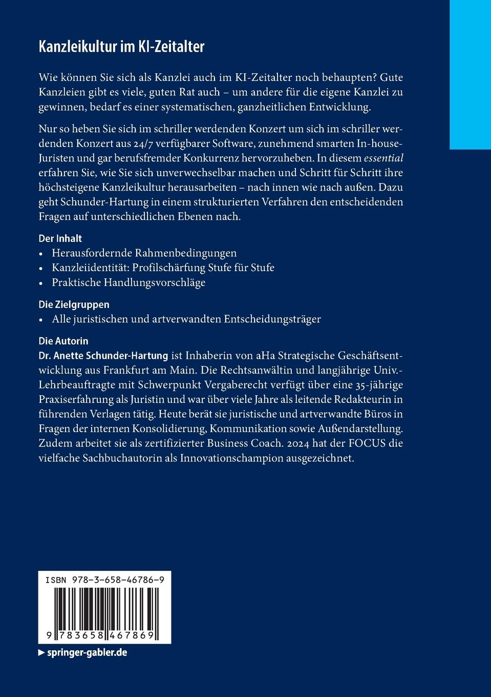 Rückseitencover Kanzleikultur im KI-Zeitalter