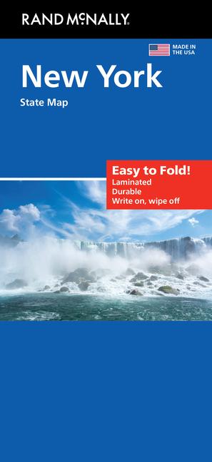 Vorderes Coverbild Rand McNally Easy to Fold: New York State Laminated Map