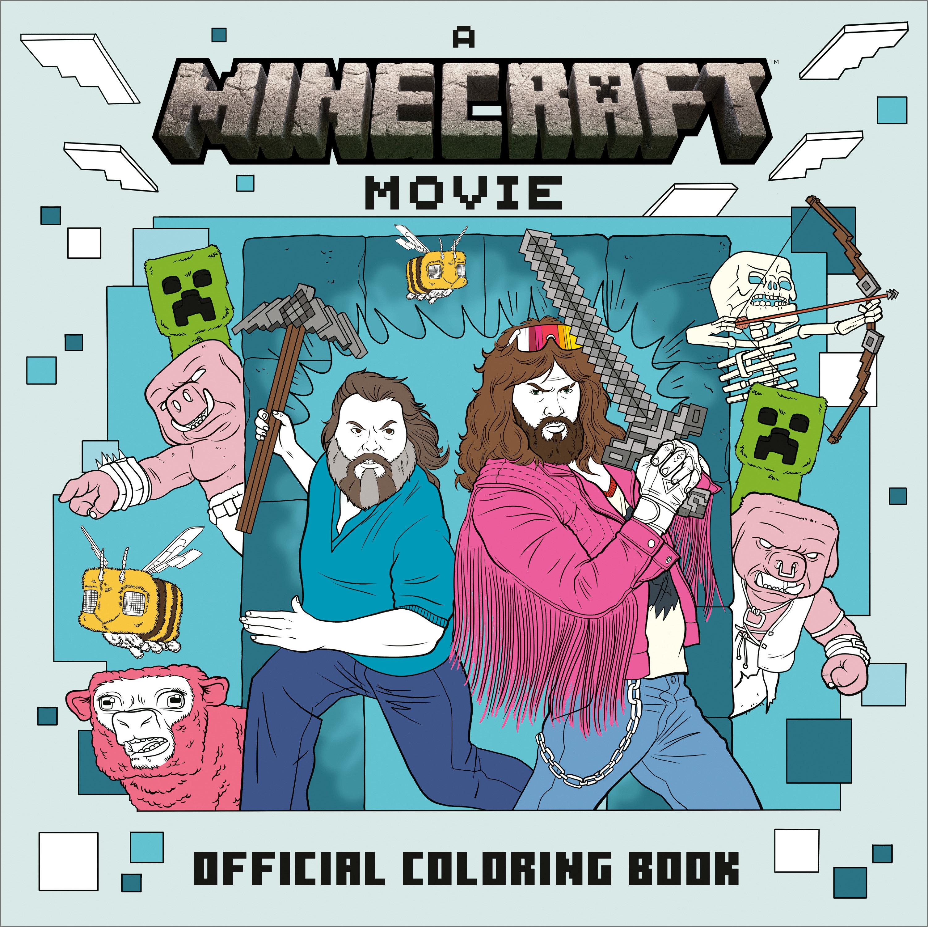 Vorderes Coverbild A Minecraft Movie Official Coloring Book