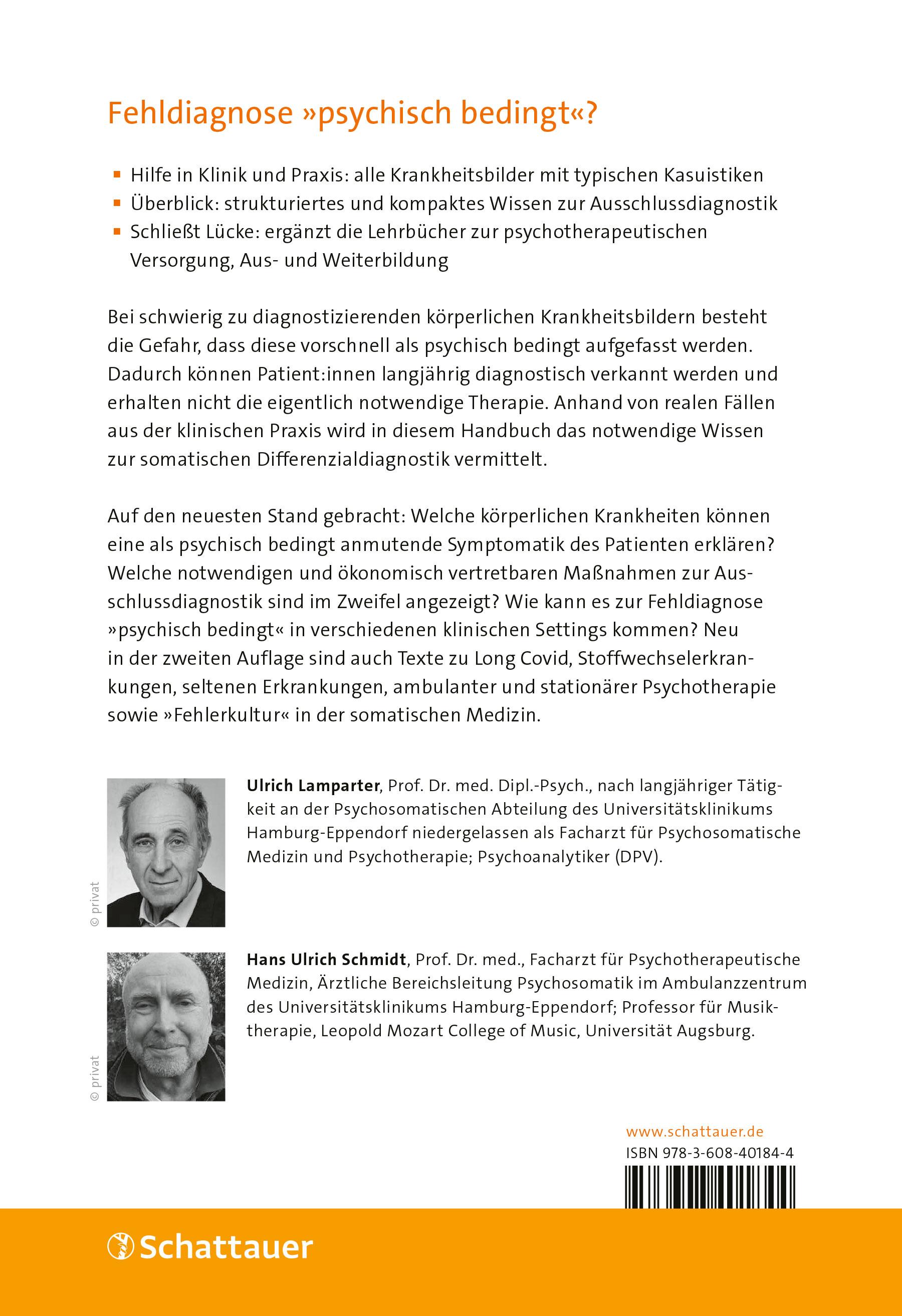 Rückseitencover Wirklich psychisch bedingt?