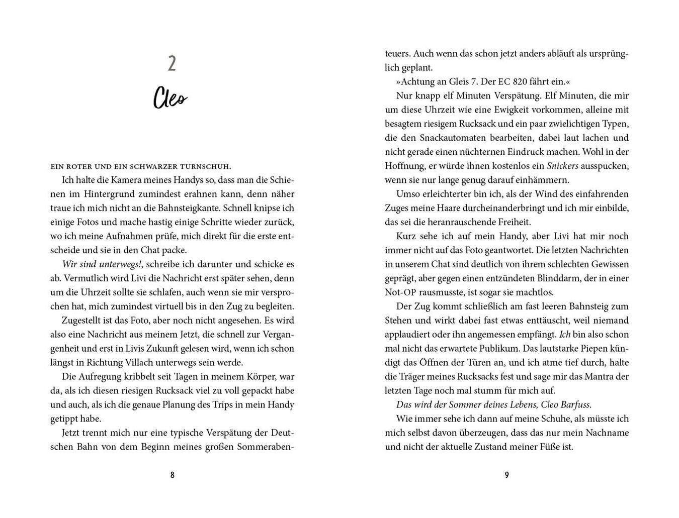 Beispielinhalt (Bild) Der Sommer mit dir