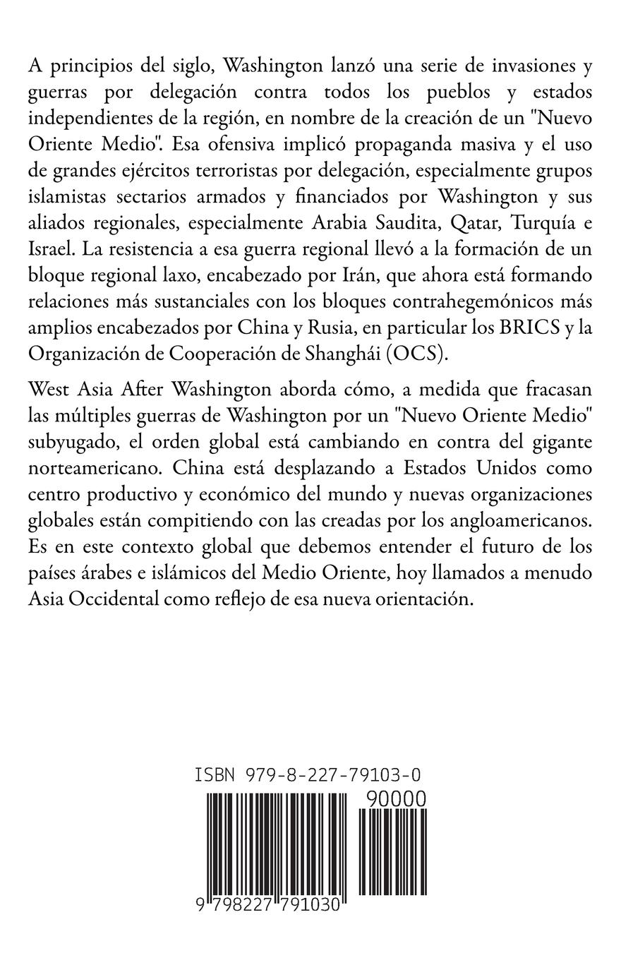 Rückseitencover Asia Occidental después de Washington