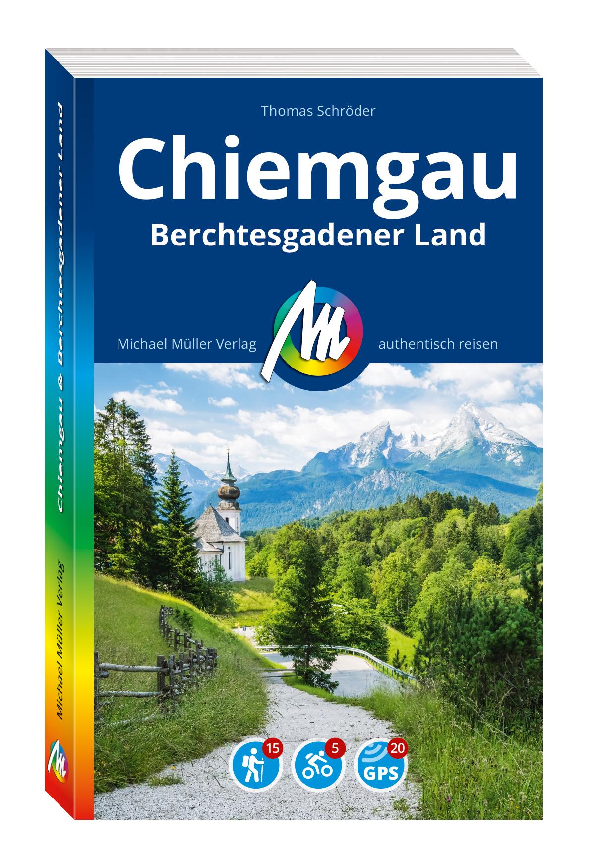 Vorderes Coverbild MICHAEL MÜLLER REISEFÜHRER Chiemgau & Berchtesgadener Land