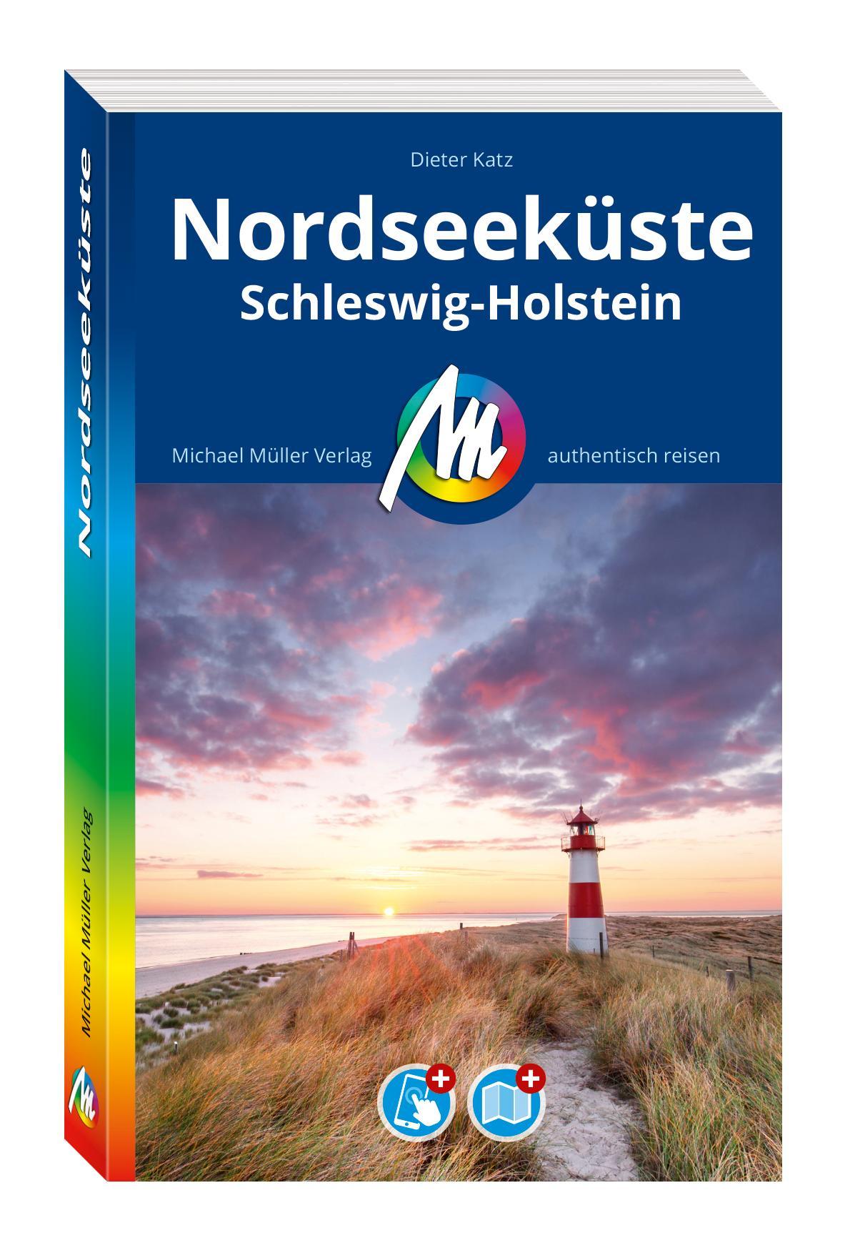 Vorderes Coverbild MICHAEL MÜLLER REISEFÜHRER Nordseeküste Schleswig-Holstein