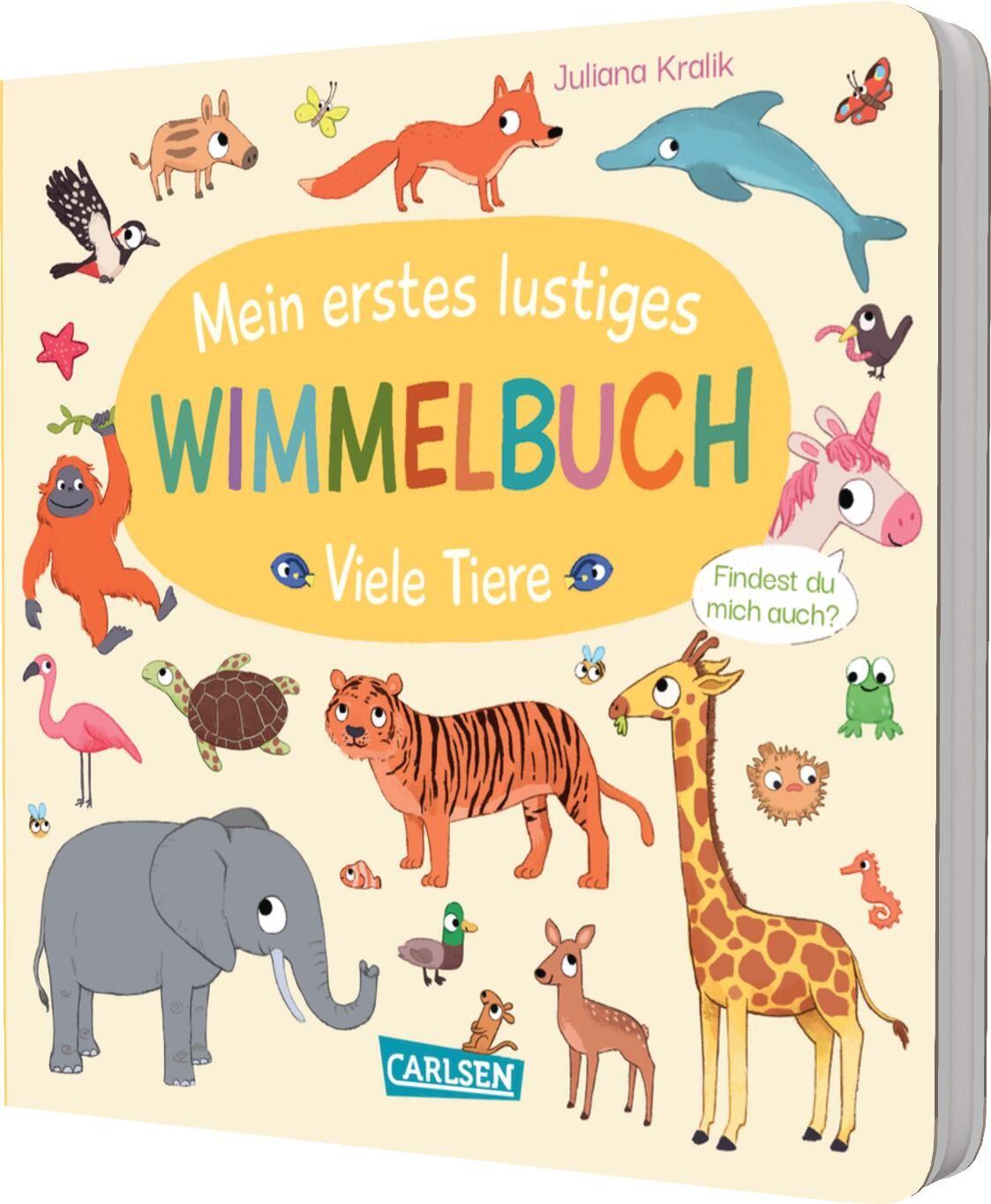 Vorderes Coverbild Mein erstes lustiges Wimmelbuch: Viele Tiere
