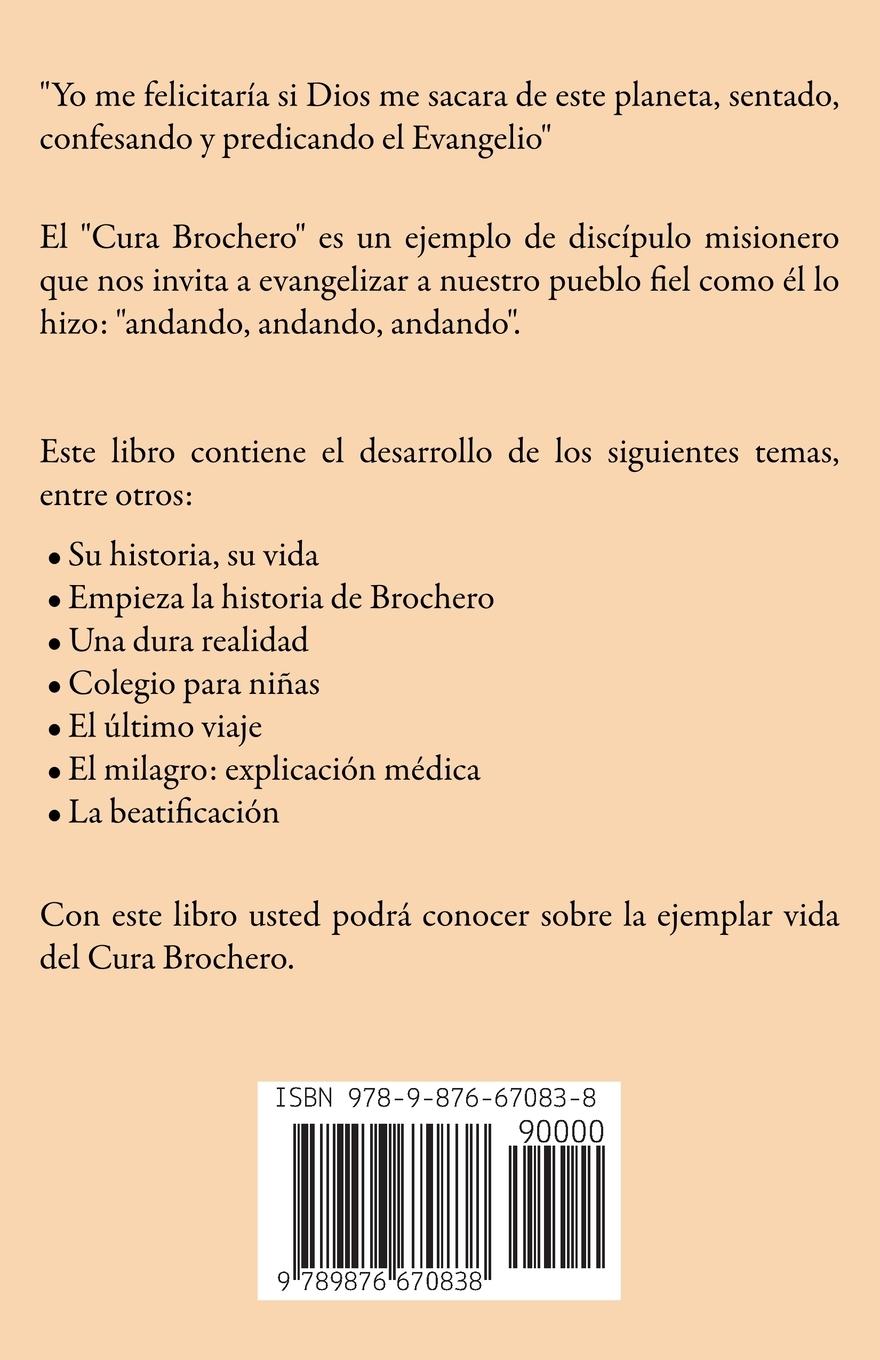 Rückseitencover Vida y obra del beato José Gabriel del Rosario Brochero