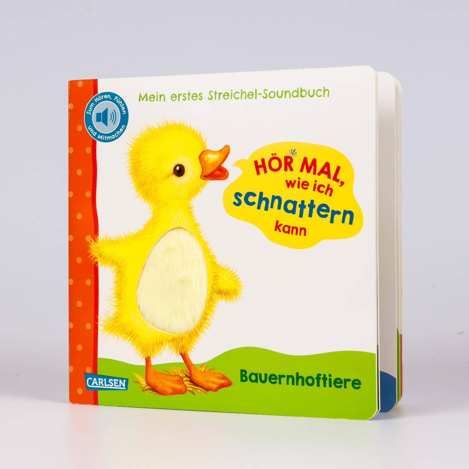 Beispielinhalt (Bild) Hör mal, wie ich schnattern kann (Mein erstes Streichel-Soundbuch 1)