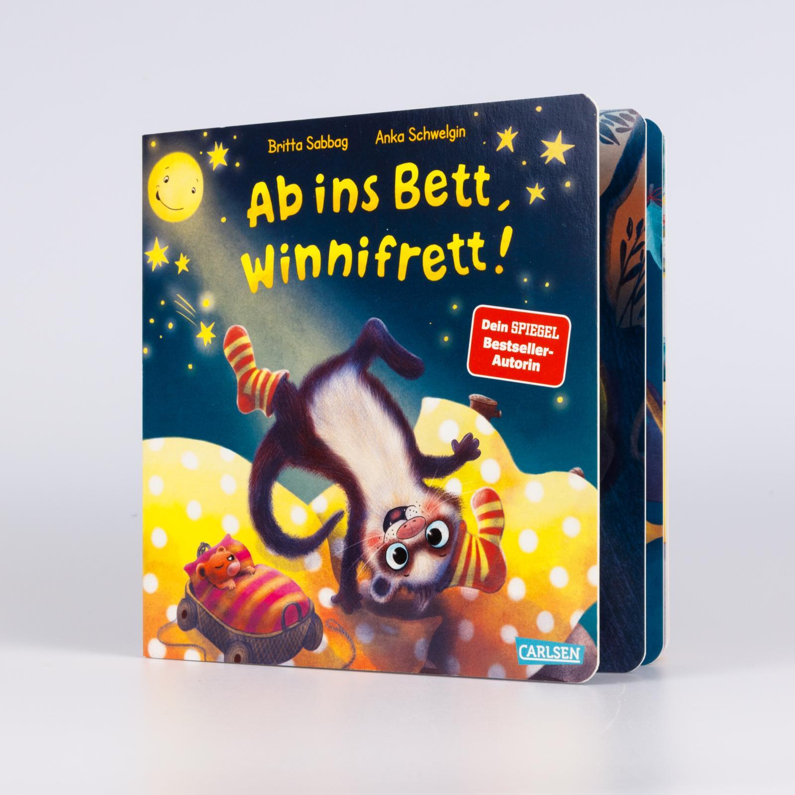 Beispielinhalt (Bild) Ab ins Bett, Winnifrett!