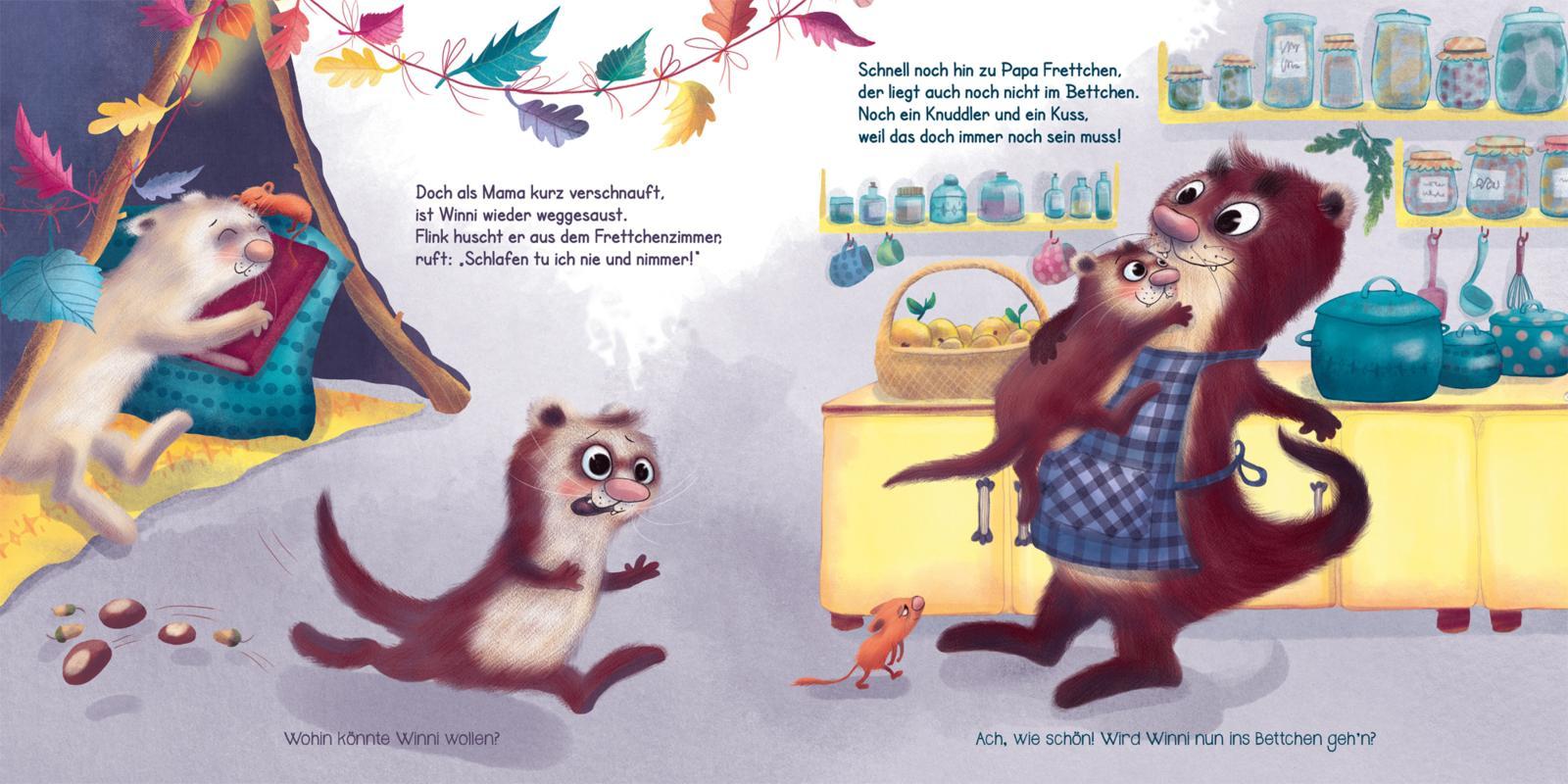 Beispielinhalt (Bild) Ab ins Bett, Winnifrett!