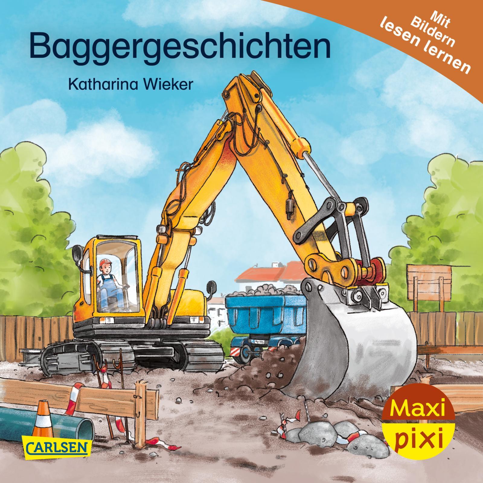 Vorderes Coverbild Maxi Pixi 472: VE 5: Baggergeschichten (5 Exemplare)