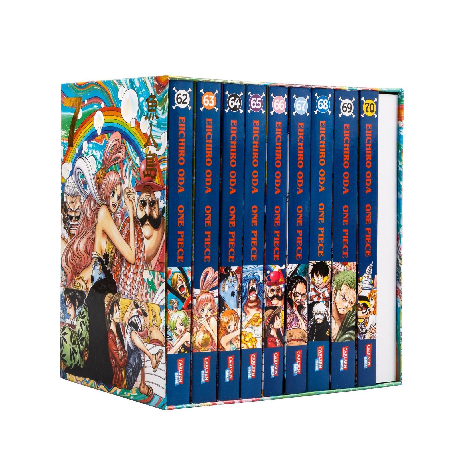 Vorderes Coverbild One Piece Sammelschuber 7: Fishman Island (inklusive Band 62-70)