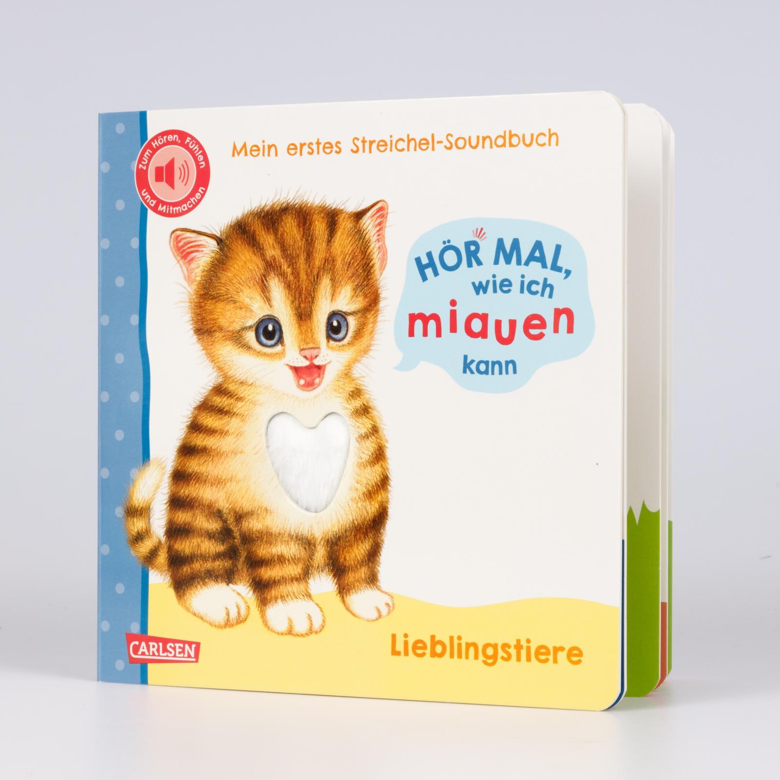 Beispielinhalt (Bild) Hör mal, wie ich miauen kann (Mein erstes Streichel-Soundbuch 2)